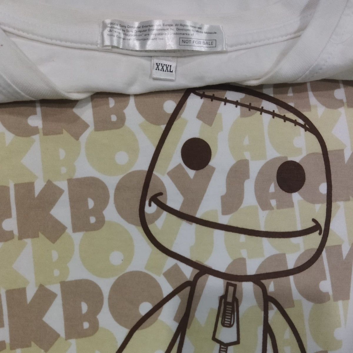 Vintage 2009 Little Big Planet 2 Video Game PS3 Tee Shirt Sackboy Size US XL / EU 56 / 4 - 2 Thumbnail