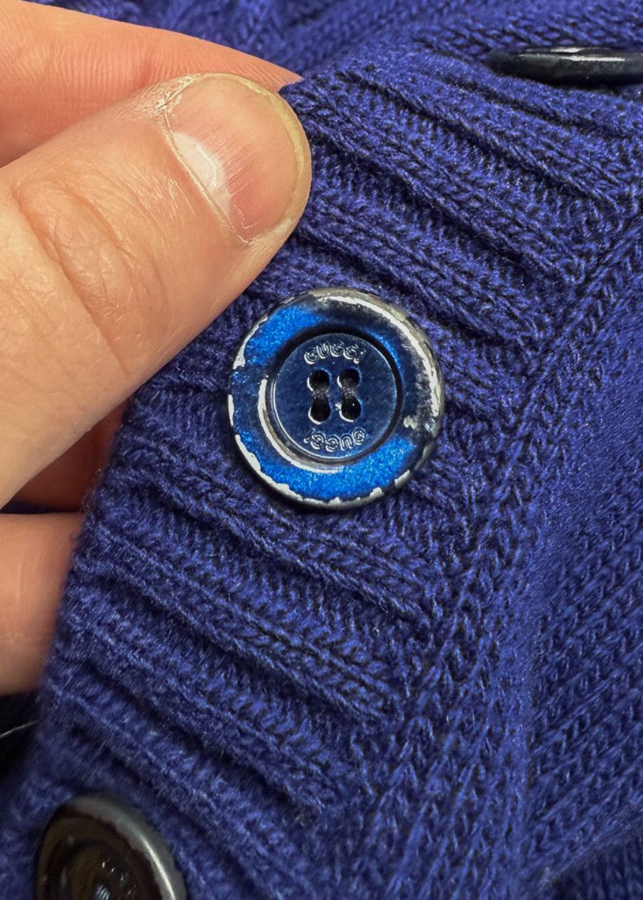 Gucci Gucci Blue GG Embroidery Wool Cardigan Sweater - SMALL Size S / US 4 / IT 40 - 11 Thumbnail