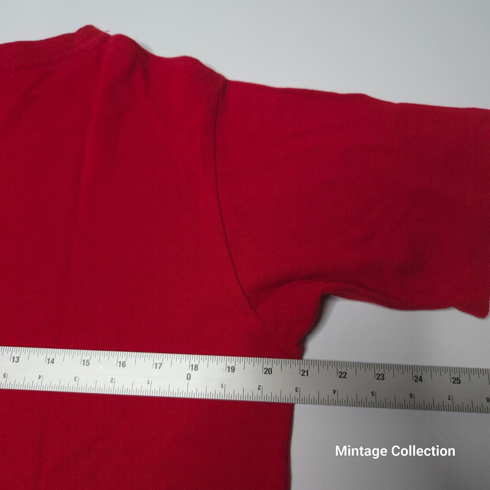 Ralph Lauren VINTAGE POLO RALPH LAUREN RED PIQUE POCKET SHIRT FLAG SHIELD Size US XL / EU 56 / 4 - 9 Thumbnail