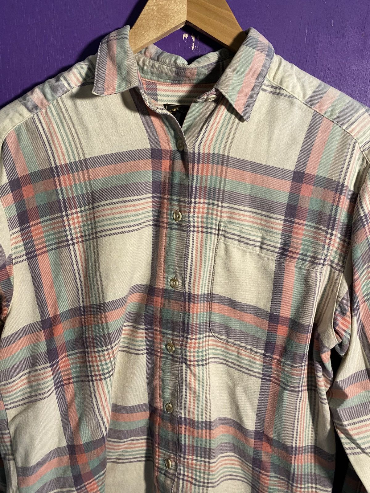 Eddie Bauer Vintage 90s Eddie Bauer plaid button up Size S / US 4 / IT 40 - 3 Thumbnail