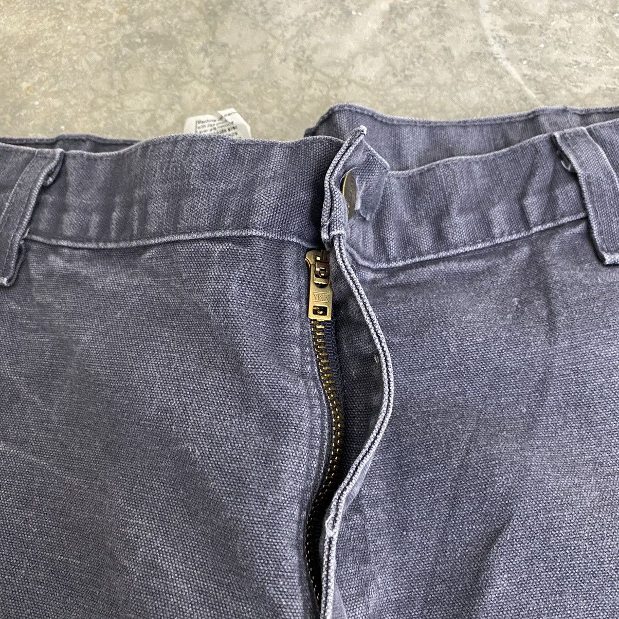Carhartt VTG Carhartt Faded Petrol Blue Spaltter Carpenter Work Pants Size US 38 / EU 54 - 9 Thumbnail