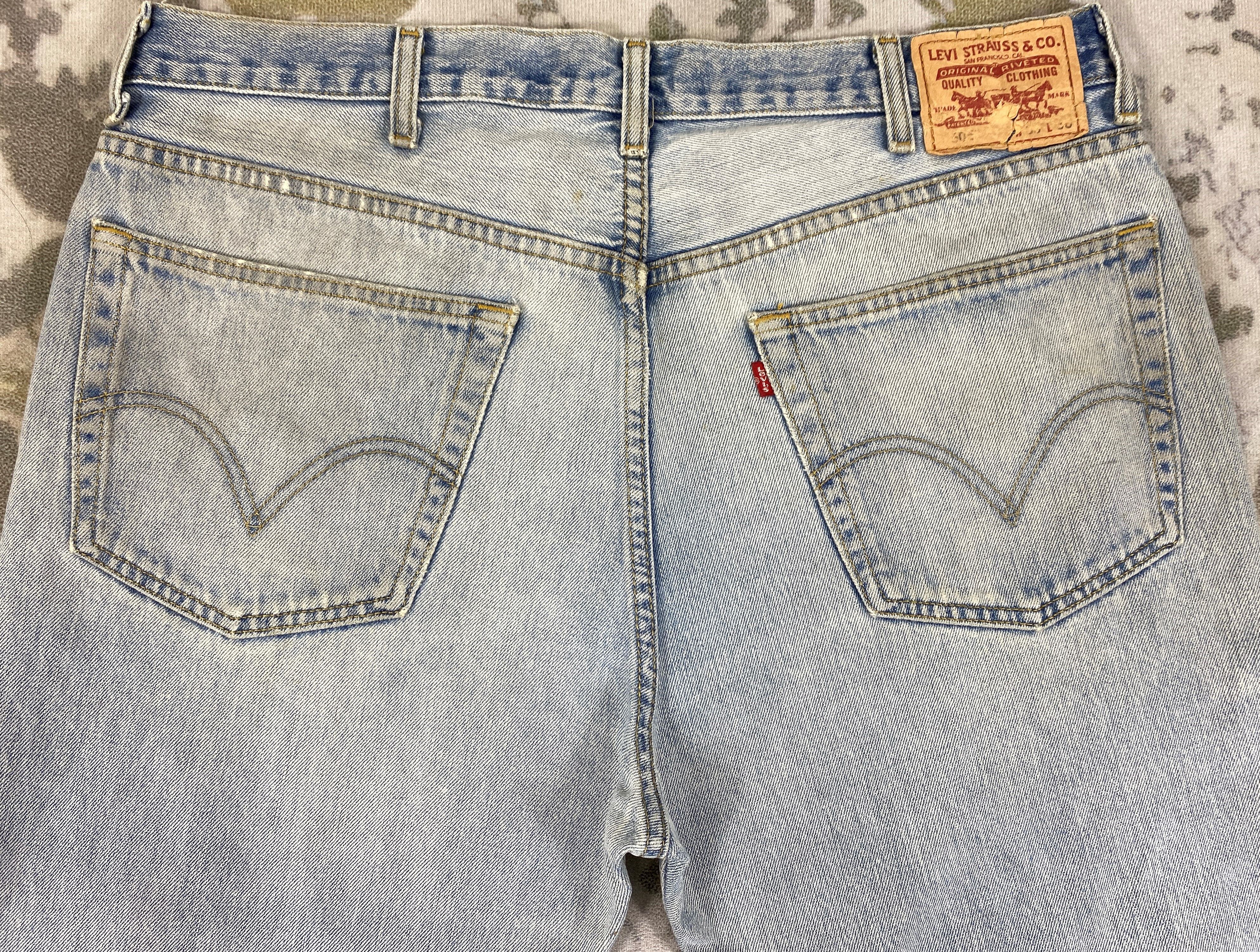 Levi's Light Blue Wash Vintage Levi's 505 37x29.5 Denim -JN1913 Size US 37 - 4 Thumbnail