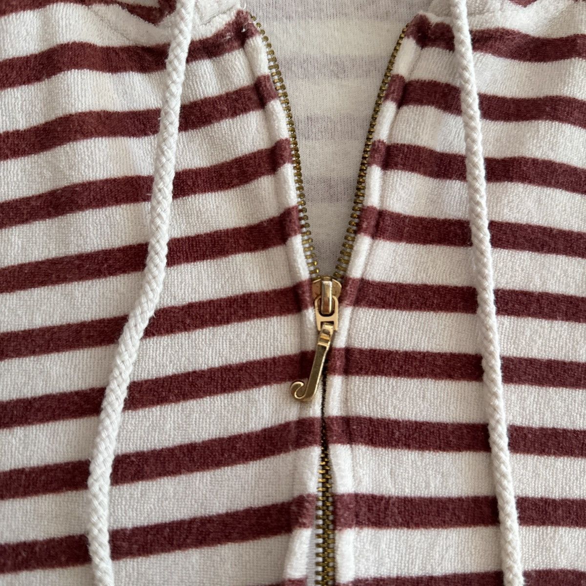 Juicy Couture Vintage Juicy Couture Striped Short Sleeve Hoodie Y2K bimbo Size S / US 4 / IT 40 - 7 Thumbnail