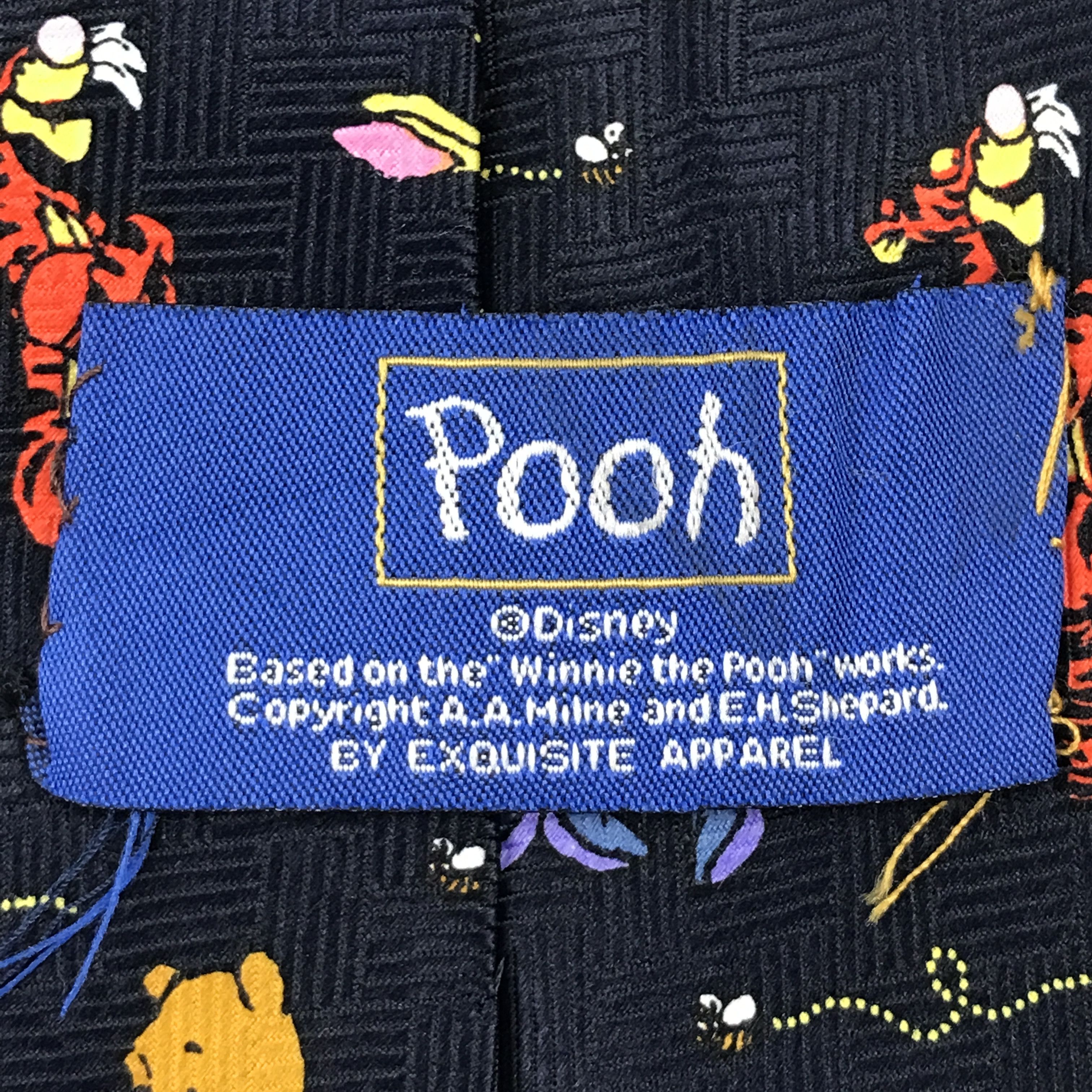Designer × Vintage Vintage Pooh 100% Polyester Necktie Size ONE SIZE - 7 Thumbnail