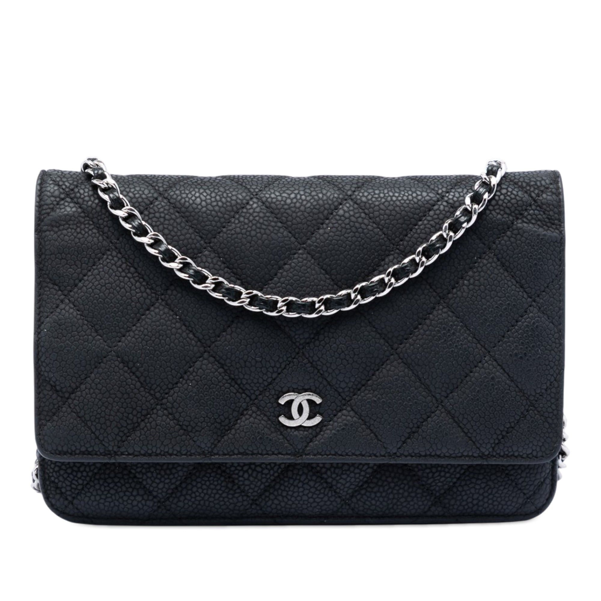 Chanel CC Quilted Caviar Wallet on Chain Size ONE SIZE - 1 Thumbnail