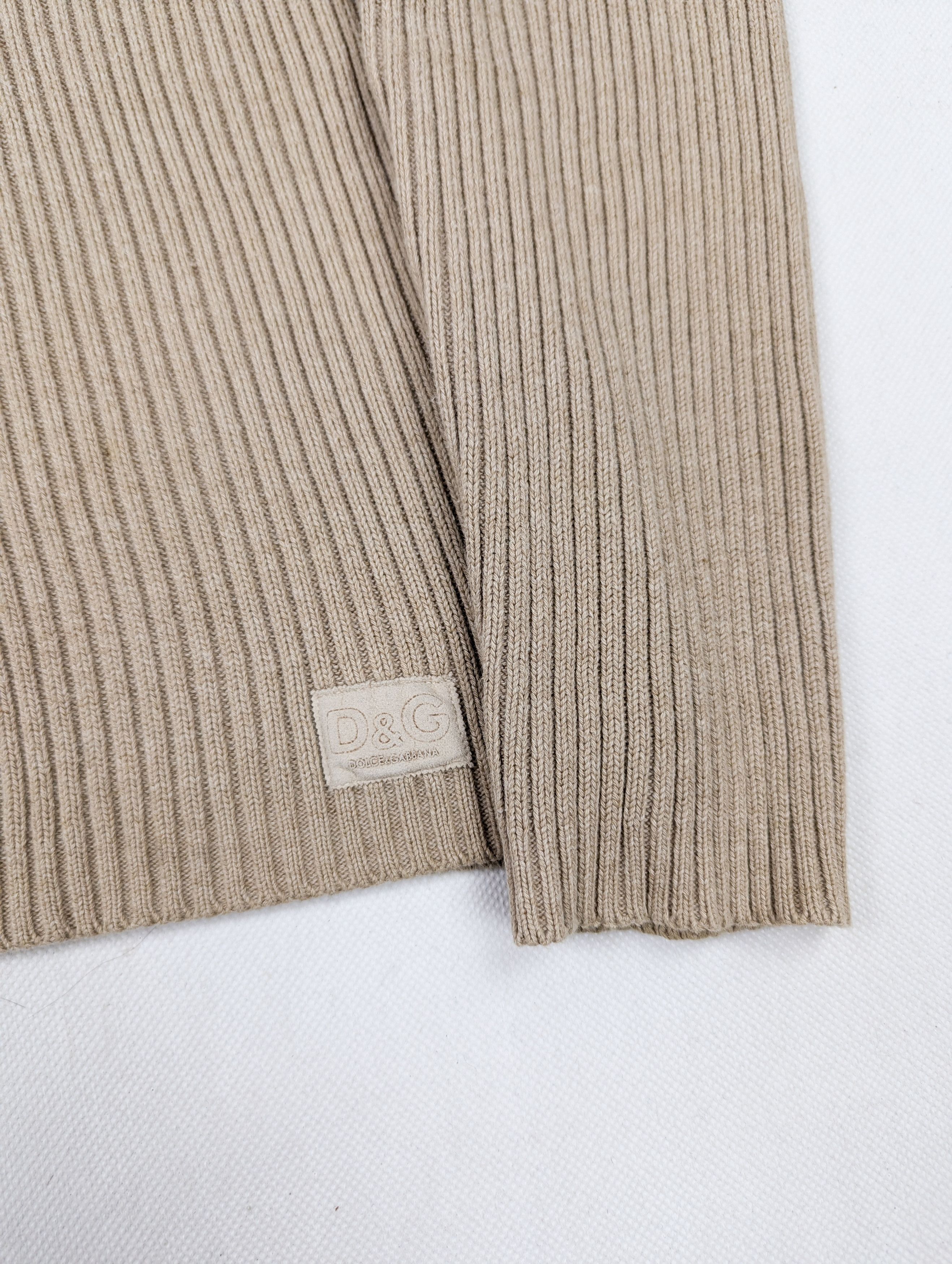 Dolce & Gabbana Dolce Gabbana beige sweater jumper Size XL / US 12-14 / IT 48-50 - 2 Thumbnail
