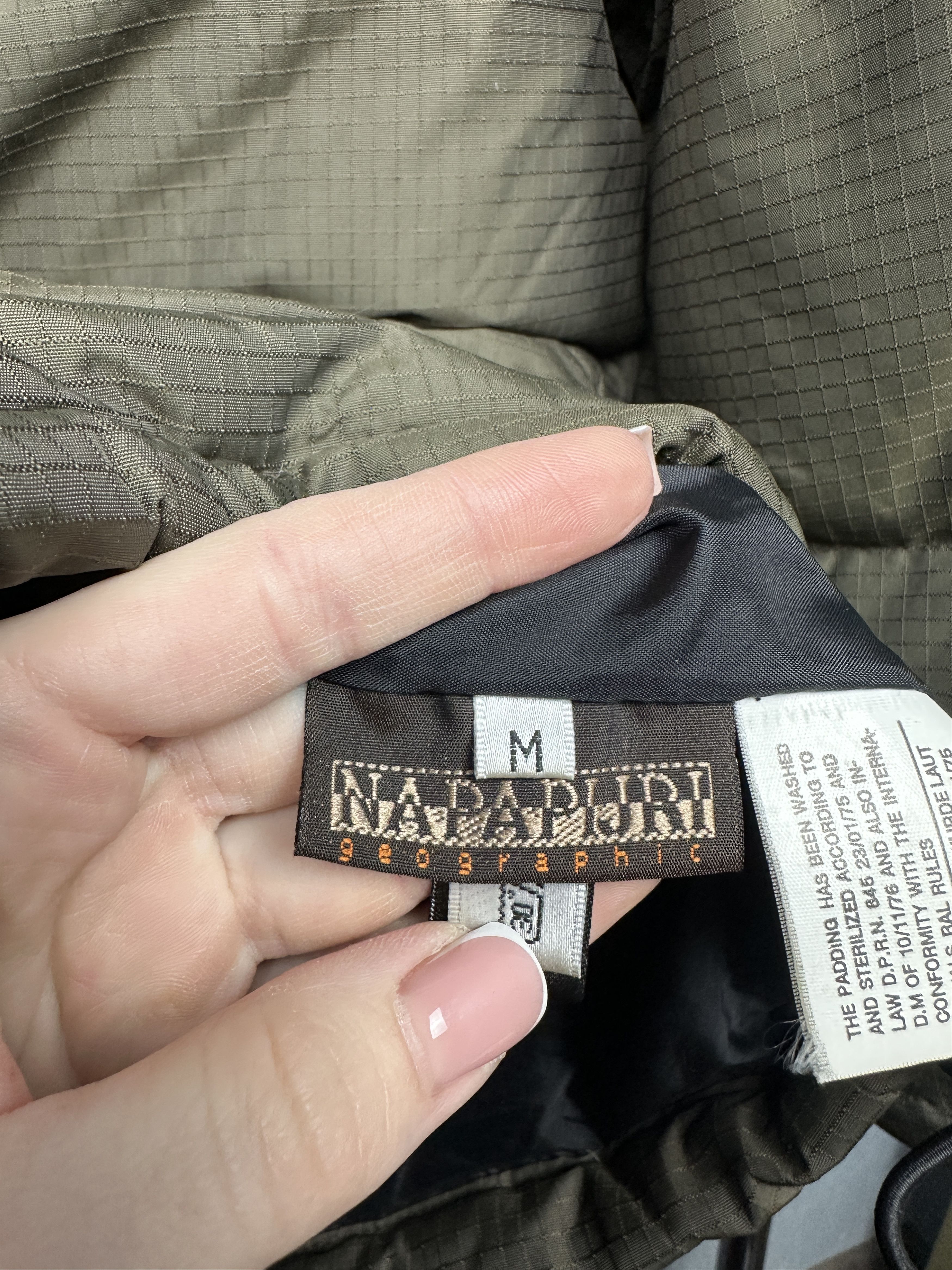 Napapijri × Vintage Napapijri Vintage Mens Puffer Jacket Size US M / EU 48-50 / 2 - 6 Thumbnail