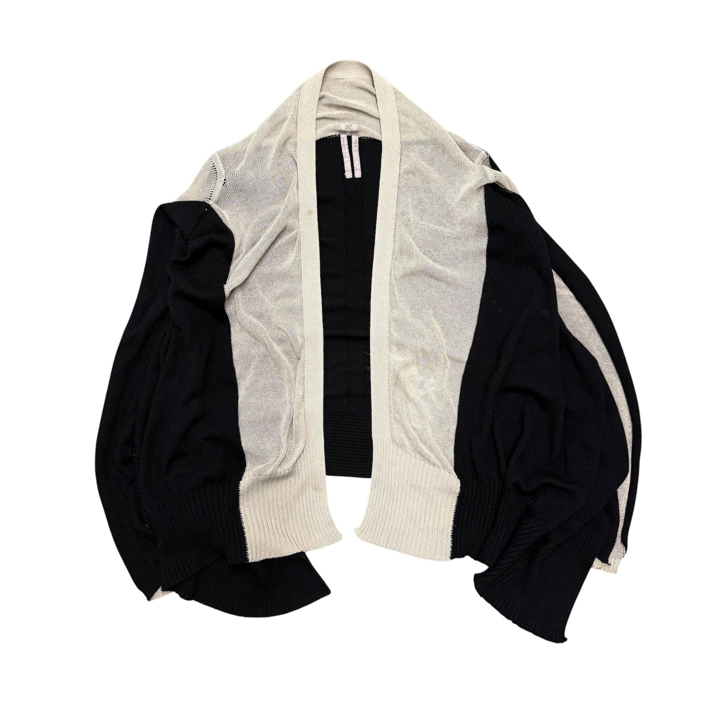 Rick Owens RICK OWENS SS24 TEXTURED SILK CARDIGAN. Size US S / EU 44-46 / 1 - 1 Thumbnail