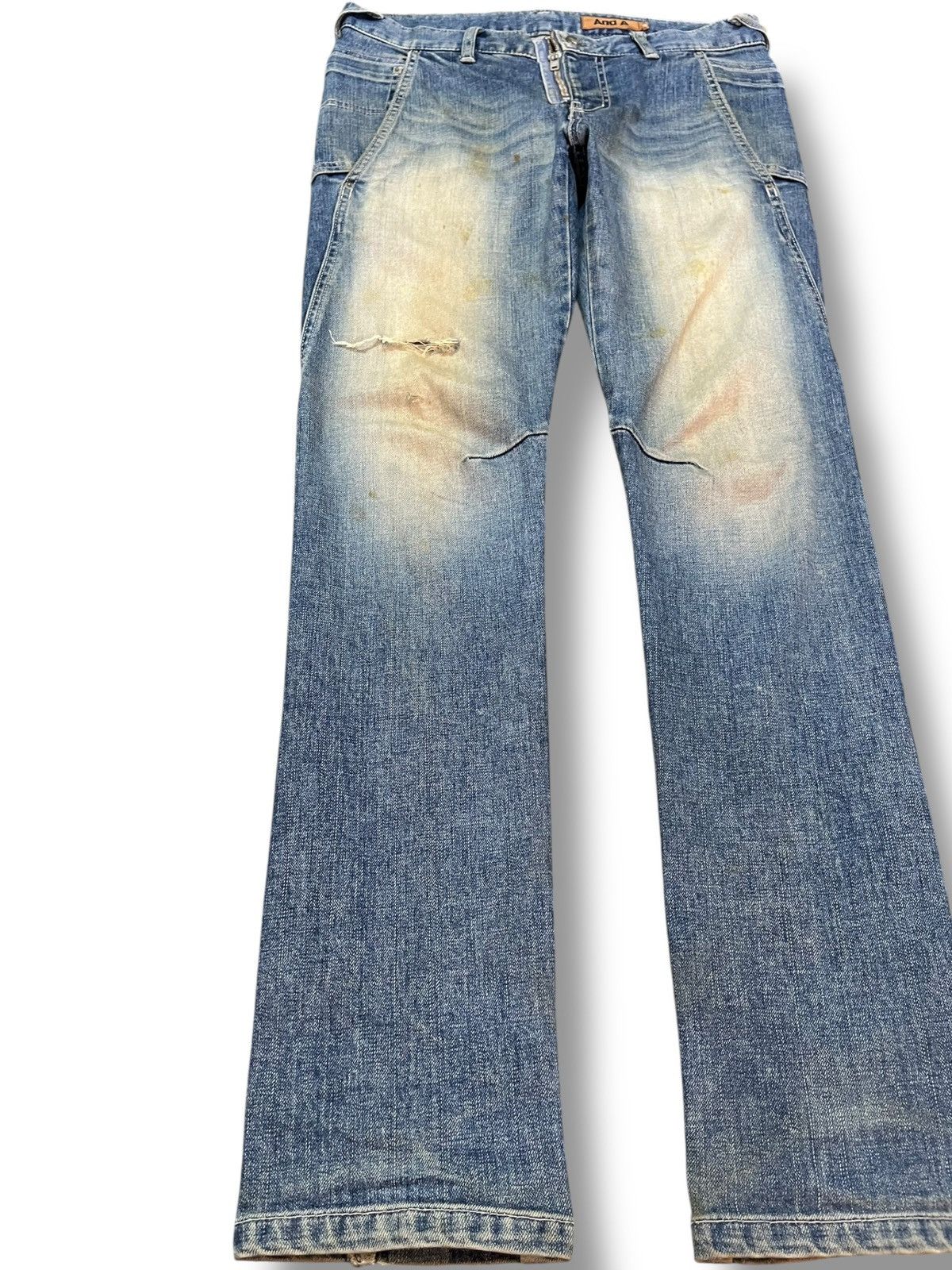 And A Vintage And a Mudwash Faded Distressed Denim Size US 31 - 3 Thumbnail