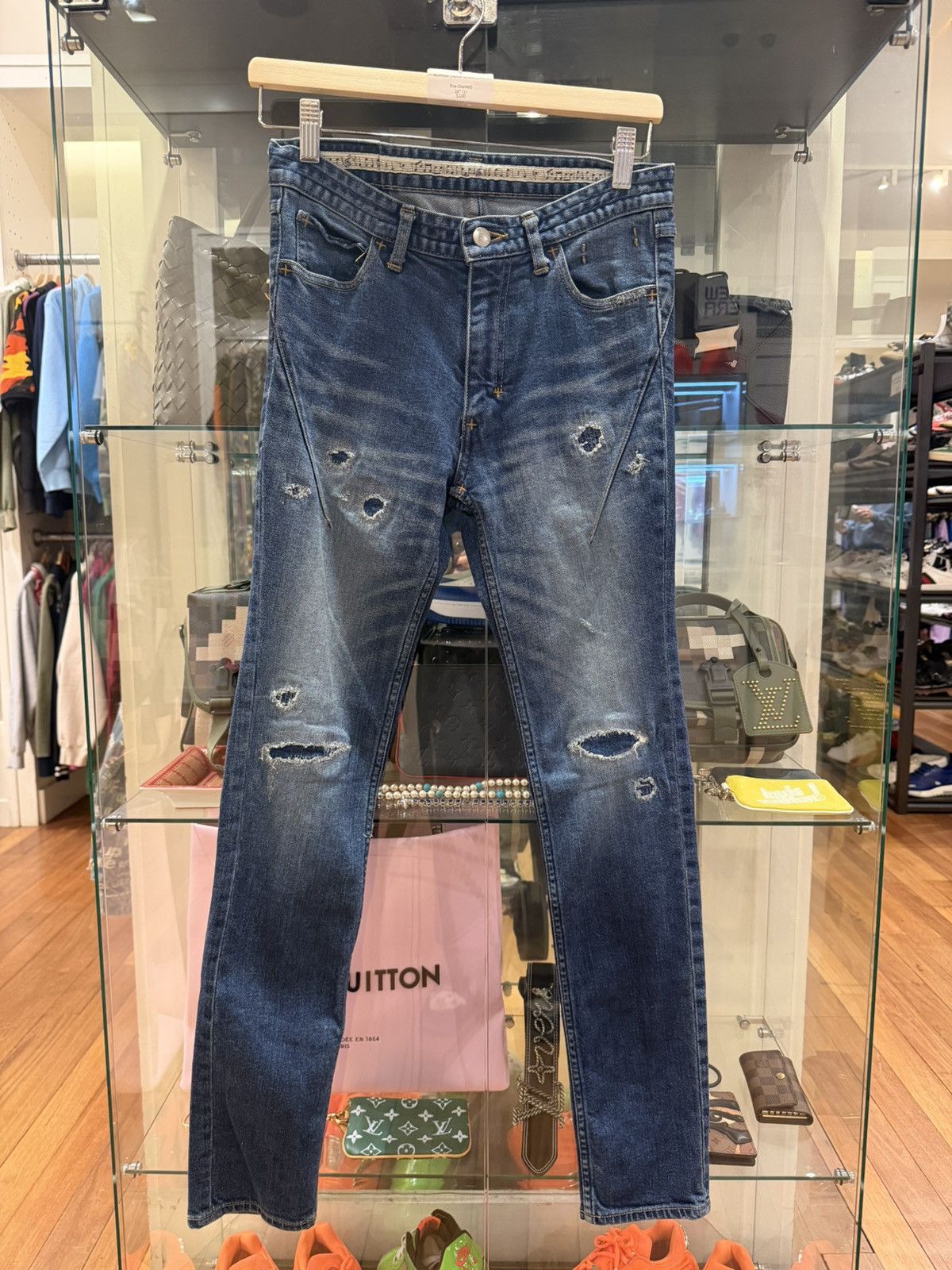 Other Number (N)ine Distressed Denim Jeans Size US 28 / EU 44 - 1 Thumbnail
