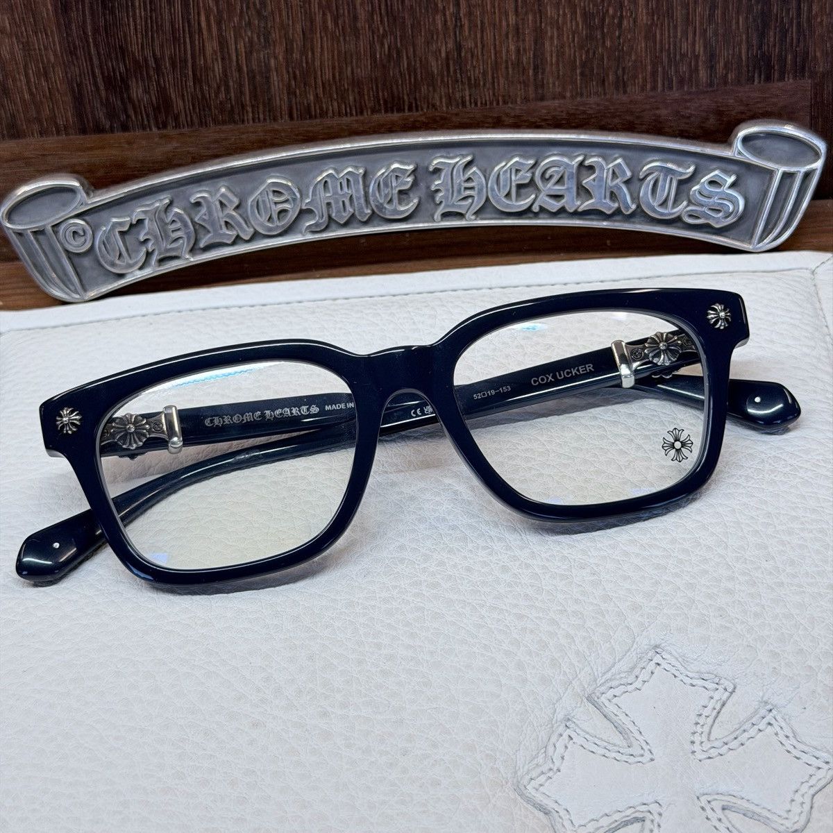 Chrome Hearts Chrome Hearts COX UCKER Glasses Size ONE SIZE - 1 Thumbnail