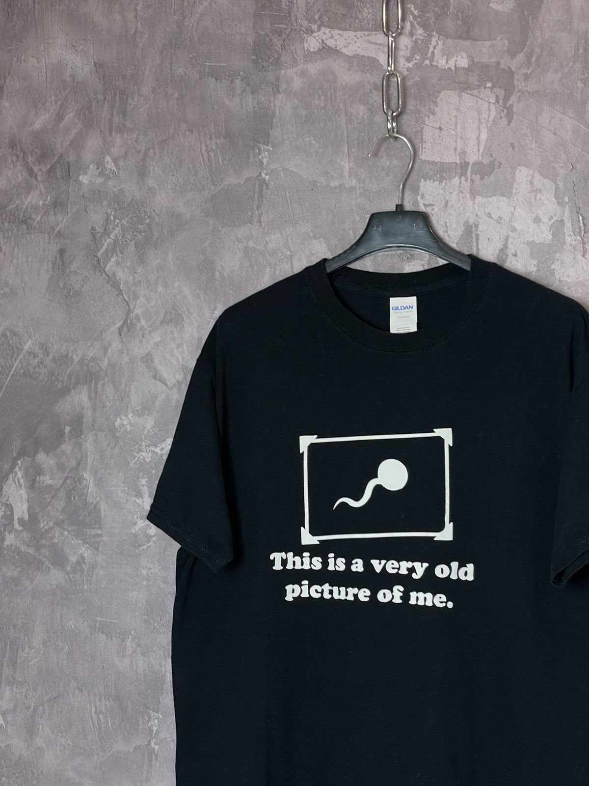 Gildan × Vintage 00’s Vintage Sperm Cell Humor Art T Shirt Y2K Hype Size US M / EU 48-50 / 2 - 4 Thumbnail