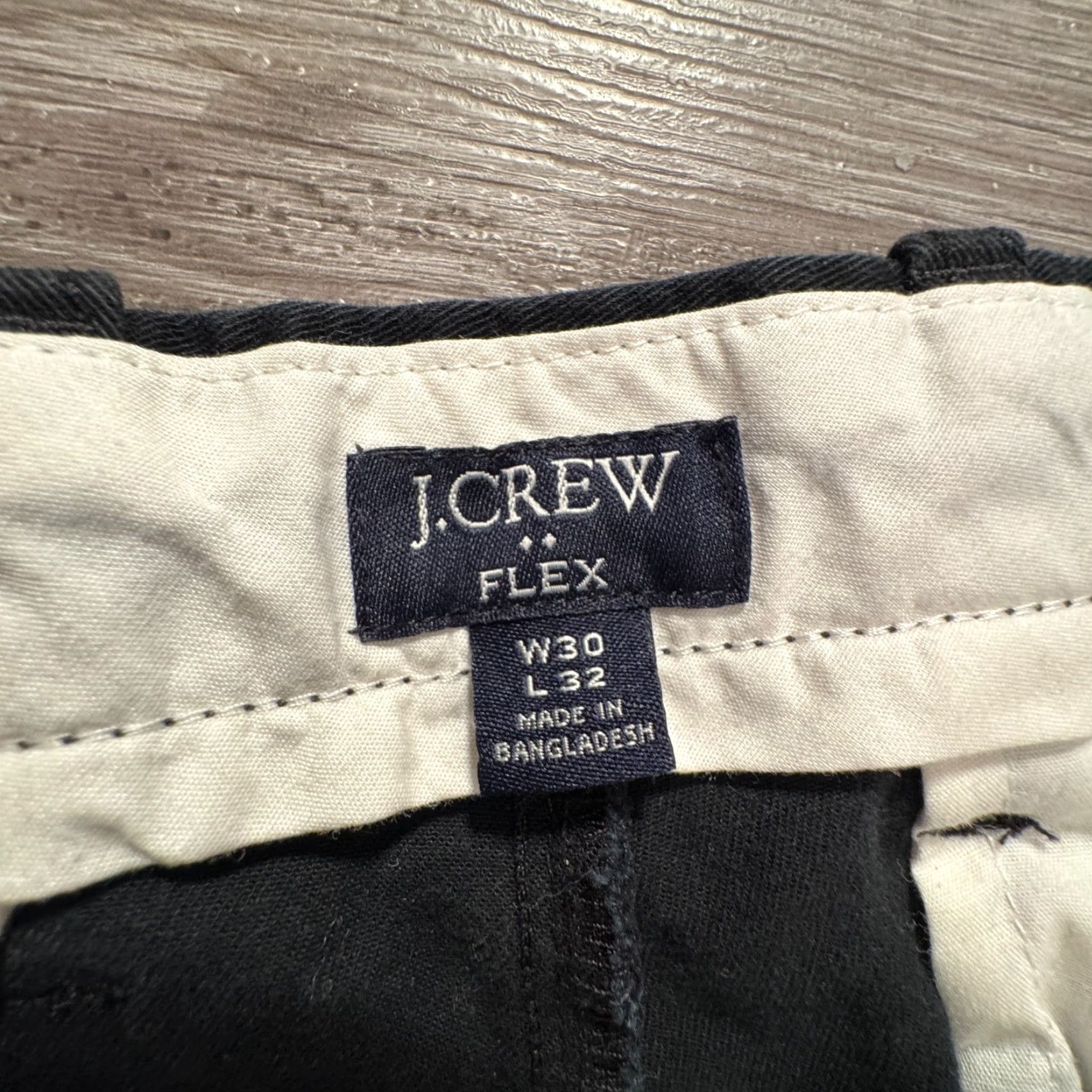 J.Crew J.CREW Pants Mens 30 Black Chino Flex Cotton Slim Straight 30x31 Preppy Size US 30 / EU 46 - 3 Thumbnail