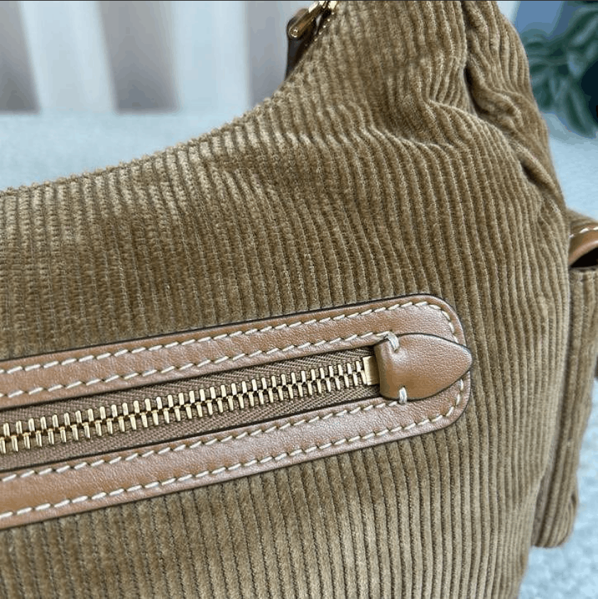 Miu Miu Miu Miu Corduroy Vintage Pocket Handbag Size ONE SIZE - 13 Thumbnail