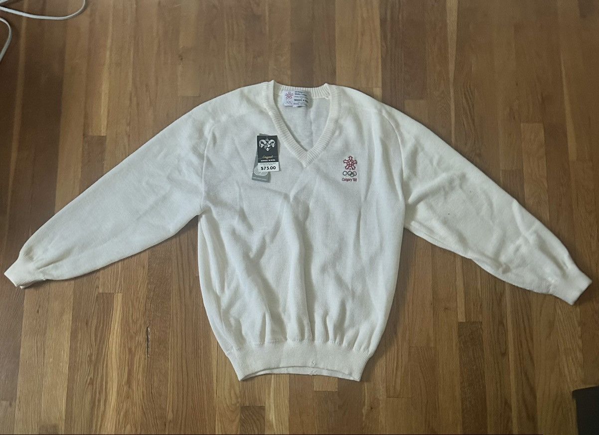 USA Olympics × Vintage Vintage *Deadstock* 1988 Calgary Olympic’sSweater Xl Tan Size US XL / EU 56 / 4 - 1 Thumbnail