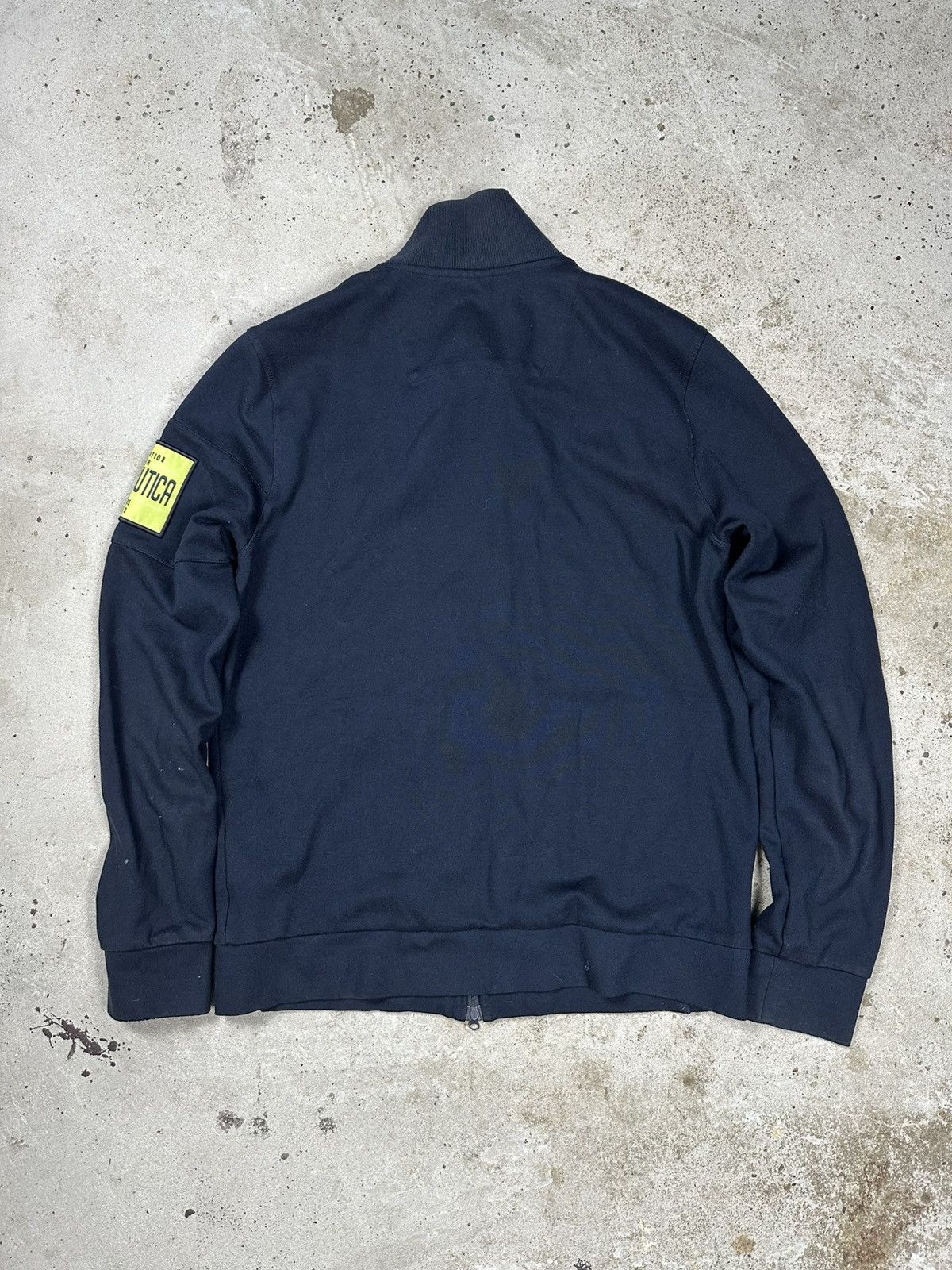 Aeronautica Militare × Vintage Aeronautica Militare Zip Up Navy Sweatshirt Track Jacket Size US M / EU 48-50 / 2 - 2 Thumbnail