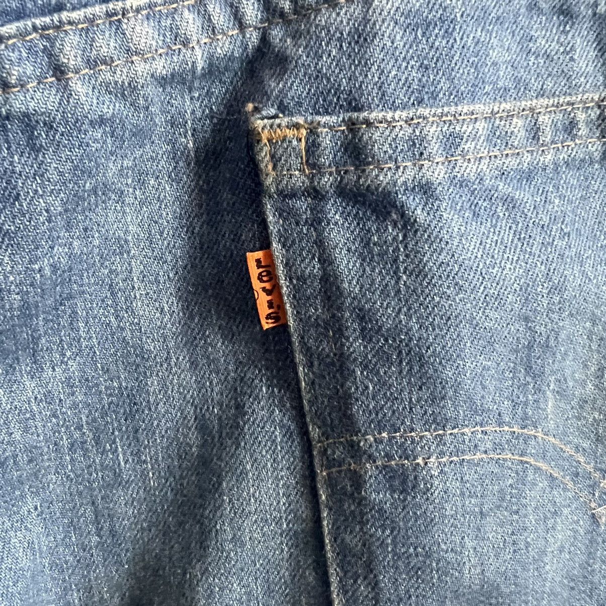 Levi's × Vintage Vintage 70’s Levis 547 Orange Tab Flare Denim Jeans Size US 37 - 9 Thumbnail