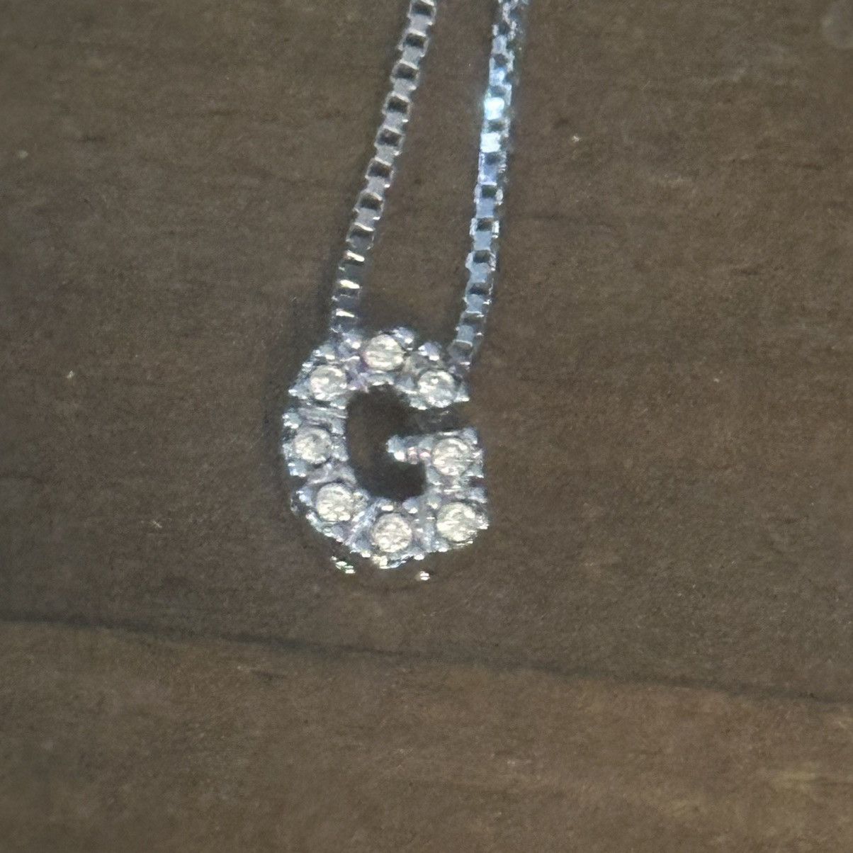 Other × Vintage Vintage Nadri silver tone CZ initial letter G necklace Size ONE SIZE - 6 Thumbnail