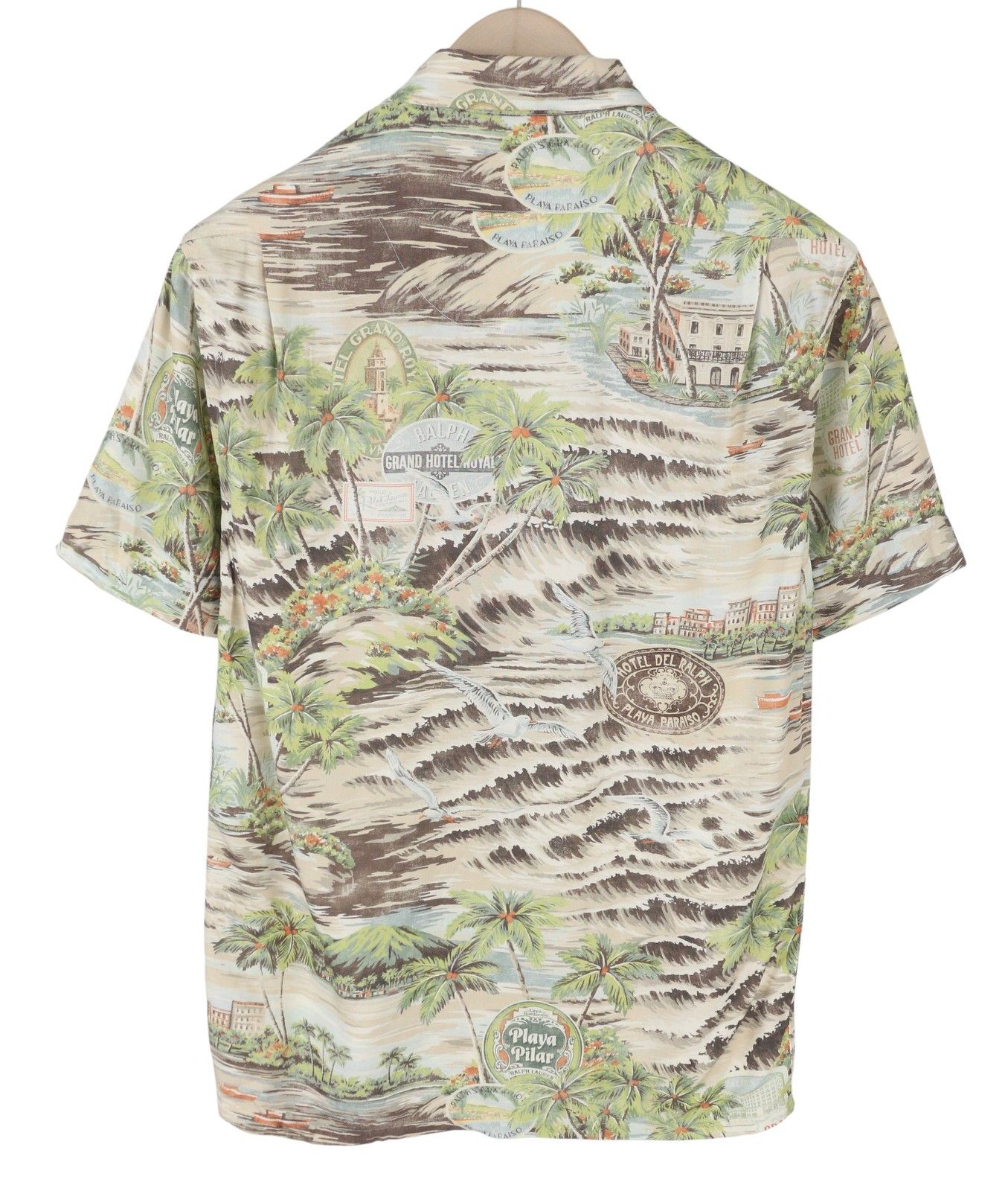 Ralph Lauren XS Patterned Fit Spread Neck Short Sleeve 87028 Size US XS / EU 42 / 0 - 2 Thumbnail