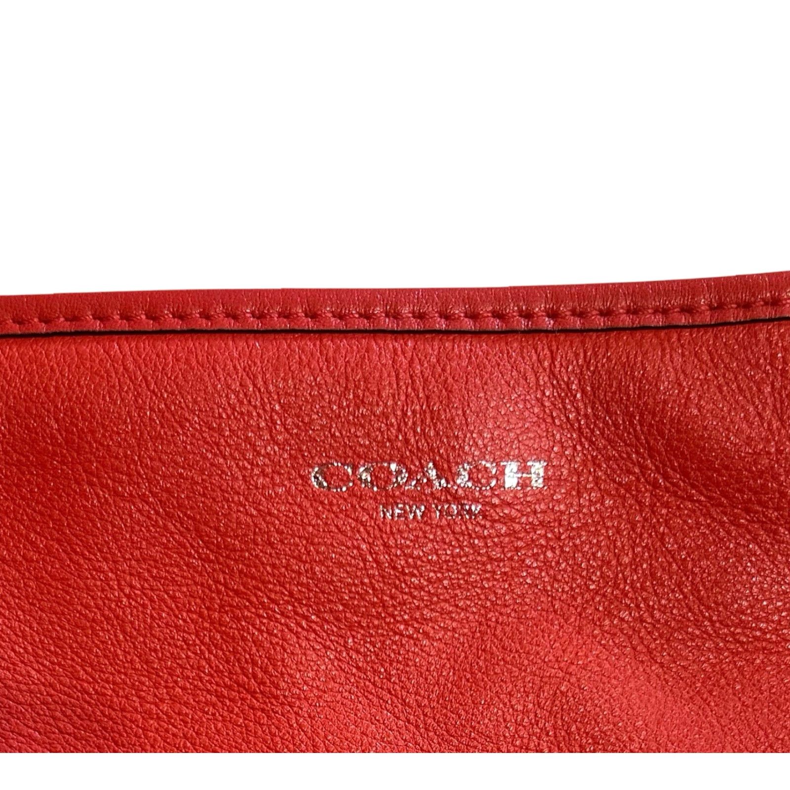 Coach COACH Shoulder Bag Duffle Legacy Leather Orange Purse Tassels 19889 Women's Size ONE SIZE - 3 Thumbnail