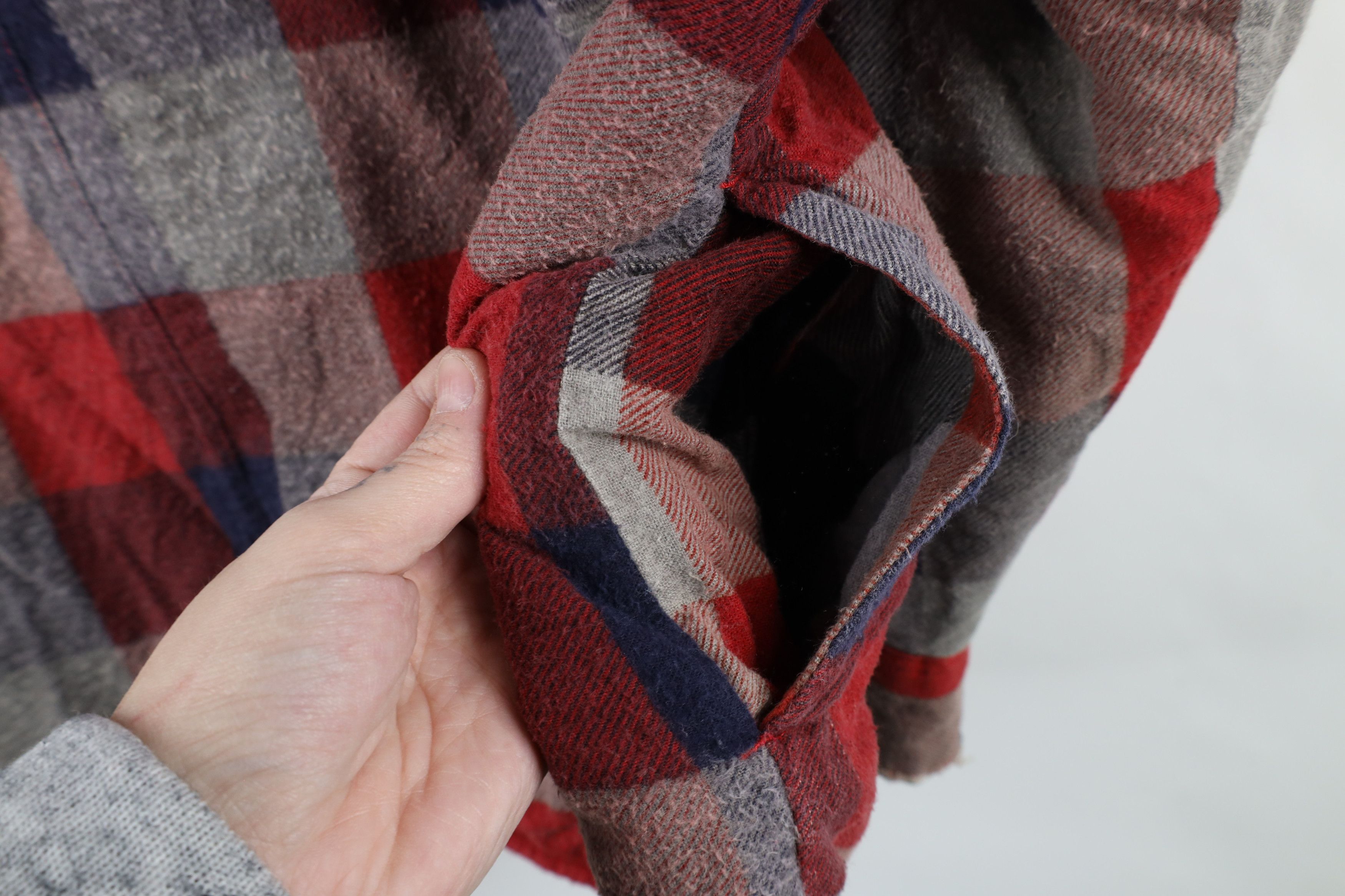 Vintage Vintage 90s Streetwear Quilted Flannel Shirt Jacket Plaid Size US M / EU 48-50 / 2 - 8 Thumbnail