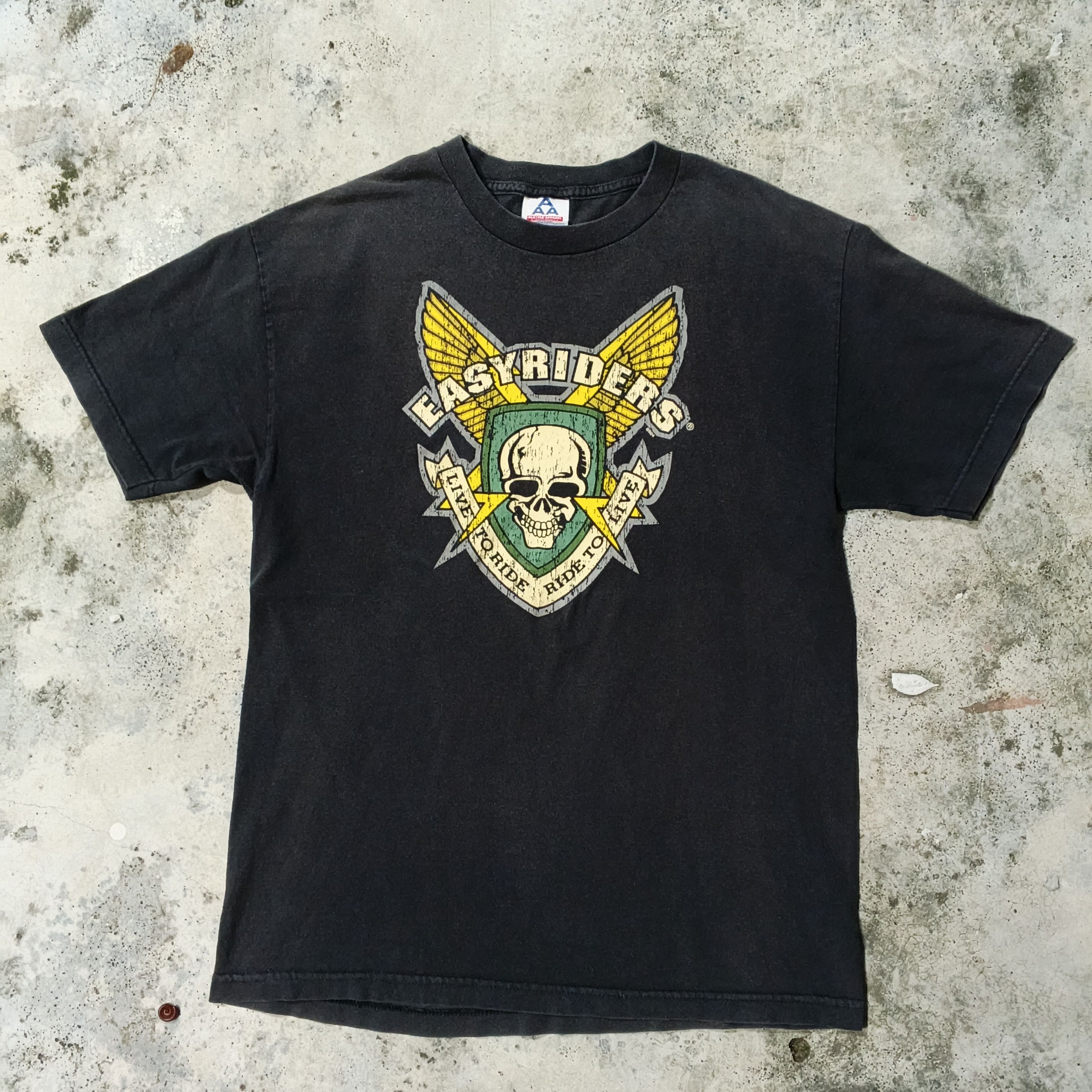 Harley Davidson Vintage Easyriders Dallas Biker Skull Wings Size US L / EU 52-54 / 3 - 1 Thumbnail