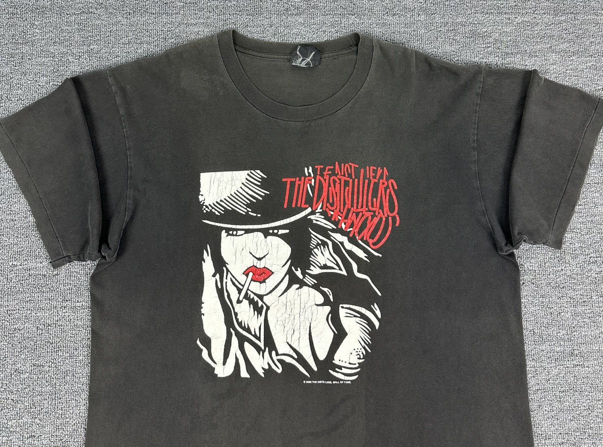 Vintage Rare🔥Vintage Bootleg The Distillers Band Faded Shirt Size US L / EU 52-54 / 3 - 2 Thumbnail