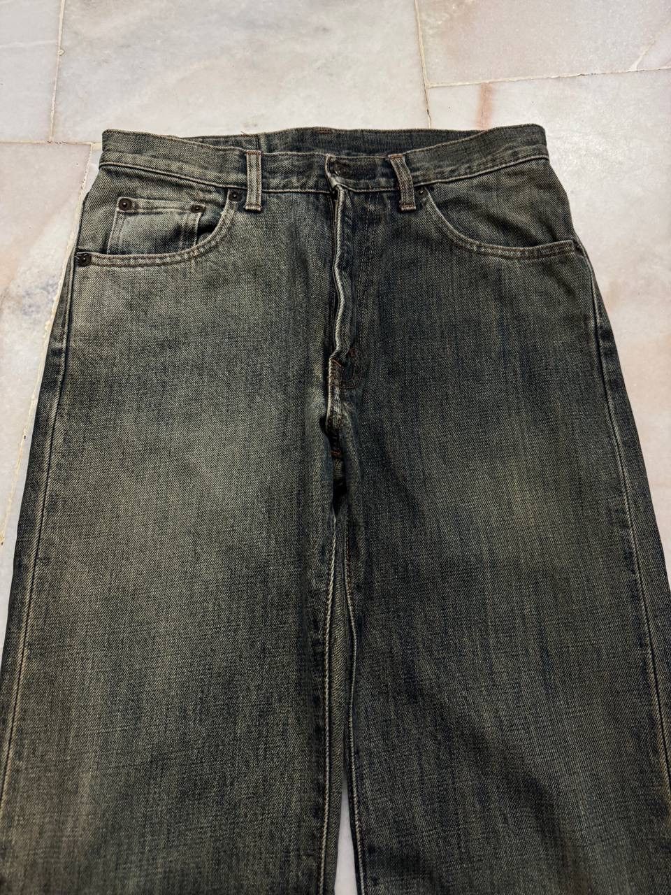 If Six Was Nine VINTAGE GOLD RUSH FADE RUSTY WIDE DARK JEANS JAPAN Size US 28 / EU 44 - 7 Thumbnail