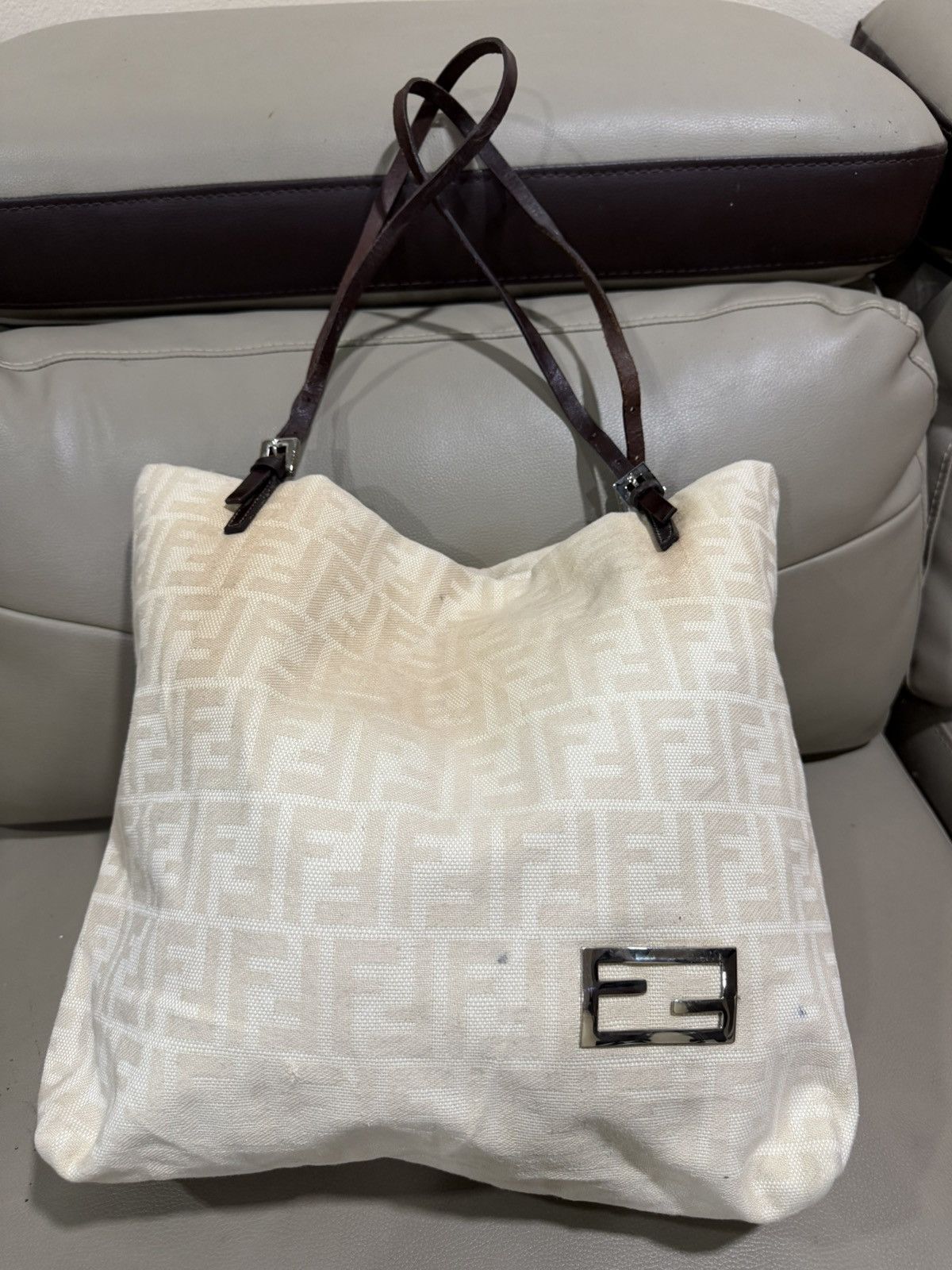 Fendi Authentic Fenci Zucca Monogram Tote Bag Size ONE SIZE - 1 Thumbnail