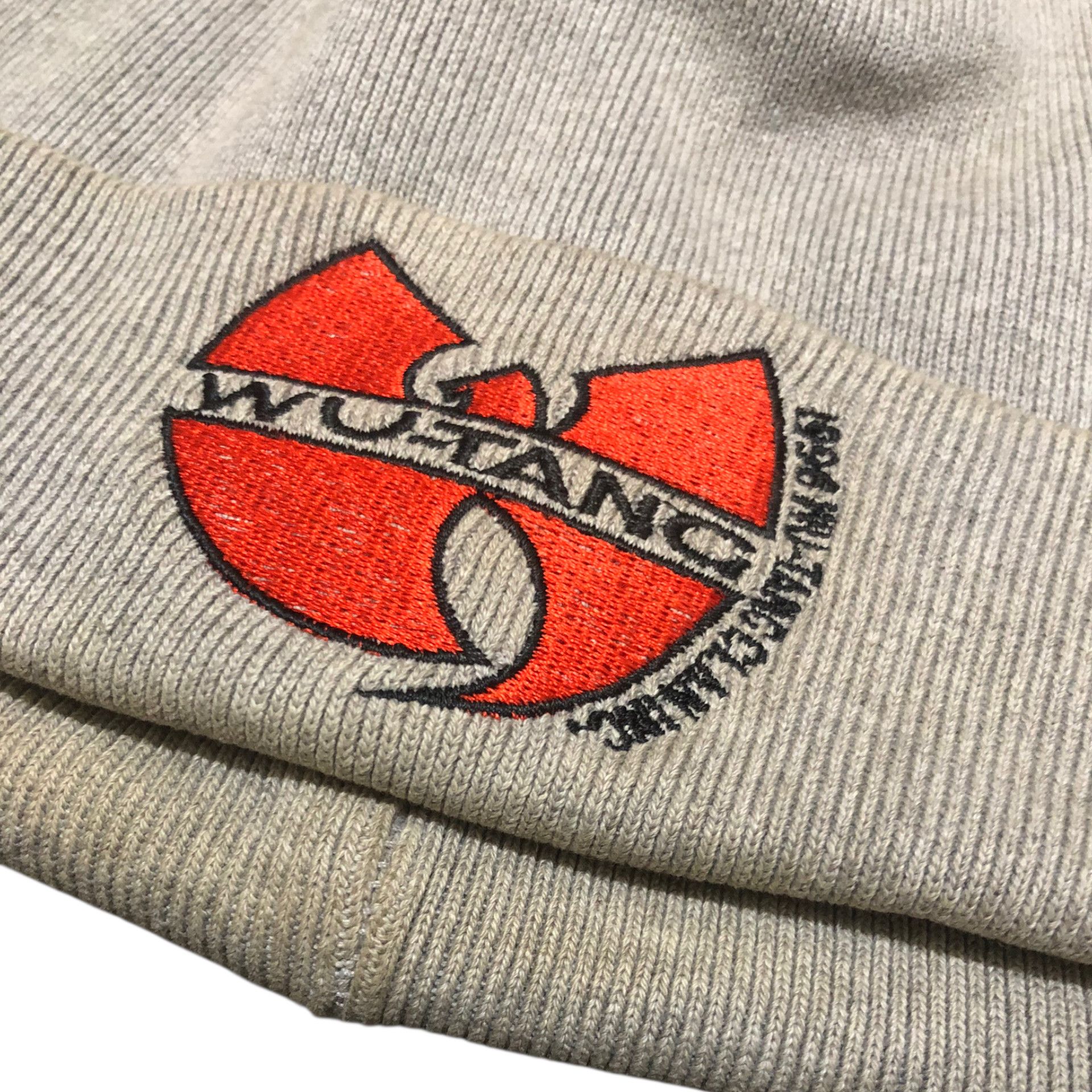 Rap Tees 🔥Vintage 95' WU TANG CLAN Embroidered Beanie Raptee Hip Hop Size ONE SIZE - 3 Thumbnail
