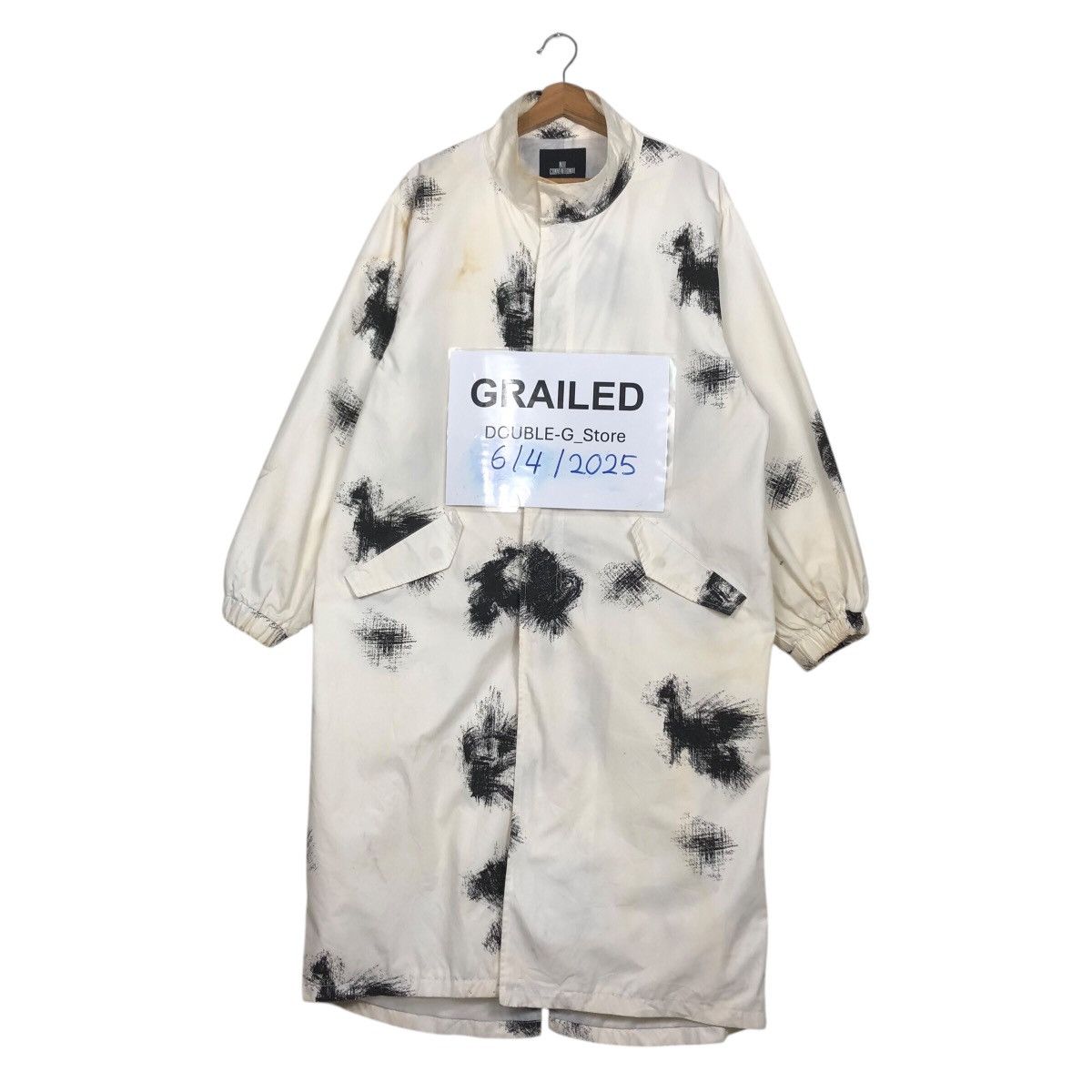 Japanese Brand 📌Vintage Long Jacket Painted Design Not Conventional Japan Size US M / EU 48-50 / 2 - 1 Thumbnail