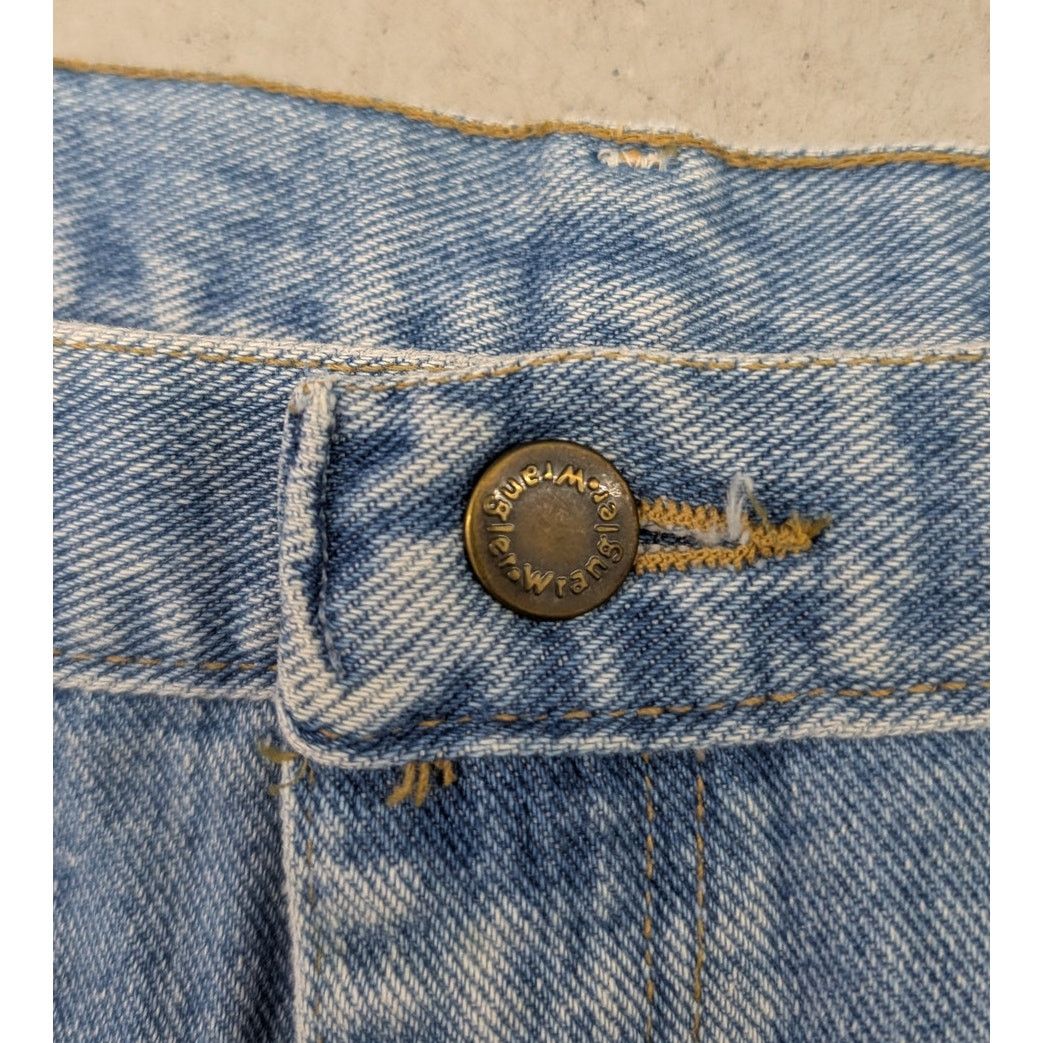 Vintage × Wrangler Vintage late 80s Wrangler Boot Zipper light blue denim jeans Size US 38 / EU 54 - 7 Thumbnail