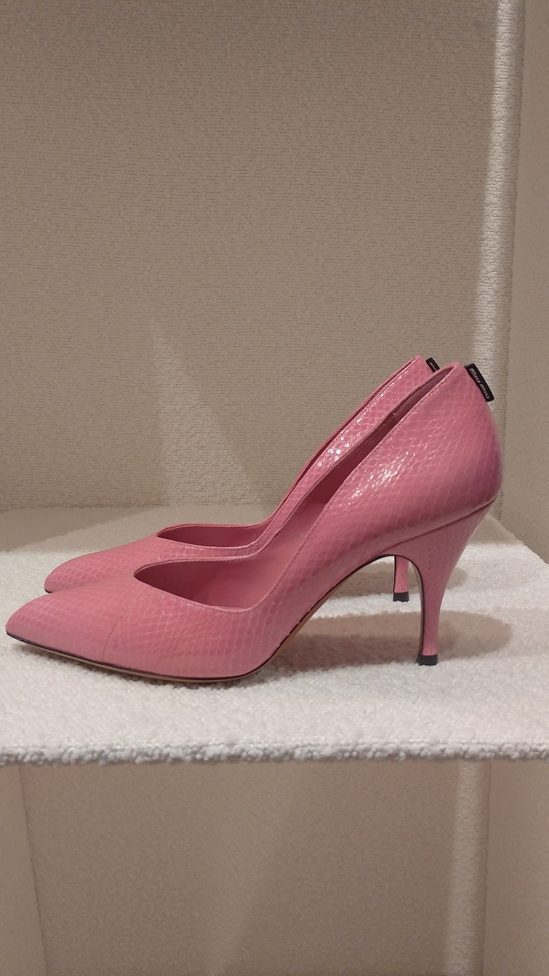 Miu Miu Miu Miu Snake Leather Pumps IT 39 Women - USA Duties Paid Size US 9 / IT 39 - 1 Thumbnail
