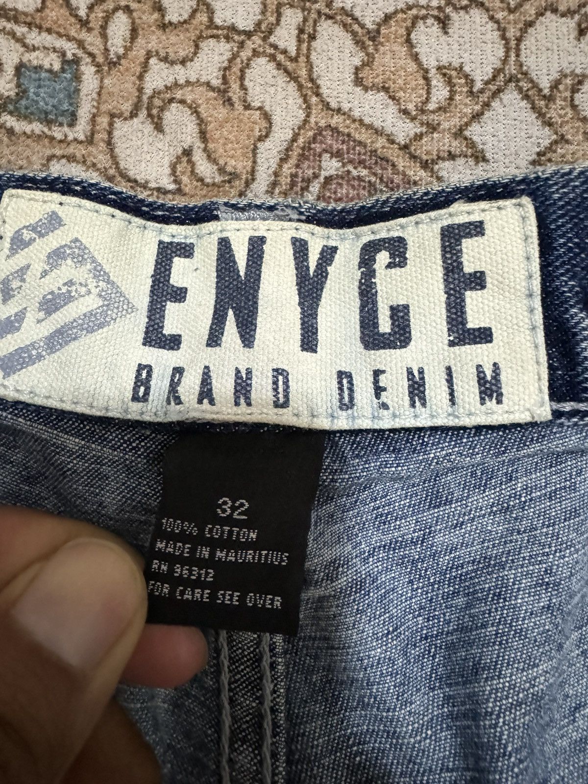 Japanese Brand × Le Grande Bleu (L.G.B.) × Vintage Vintage Y2K Enyce Dirty Baggy Jeans Size US 32 / EU 48 - 12 Thumbnail