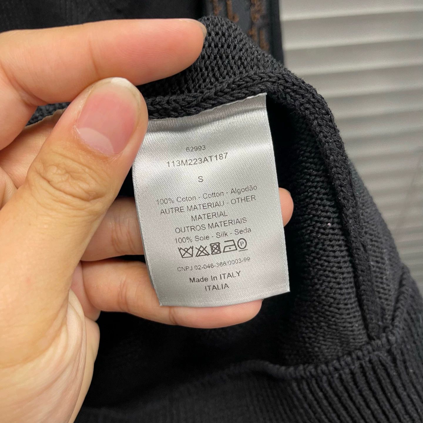 Dior Dior zip knit jacket side all-over Oblique panel size S Size US S / EU 44-46 / 1 - 4 Thumbnail