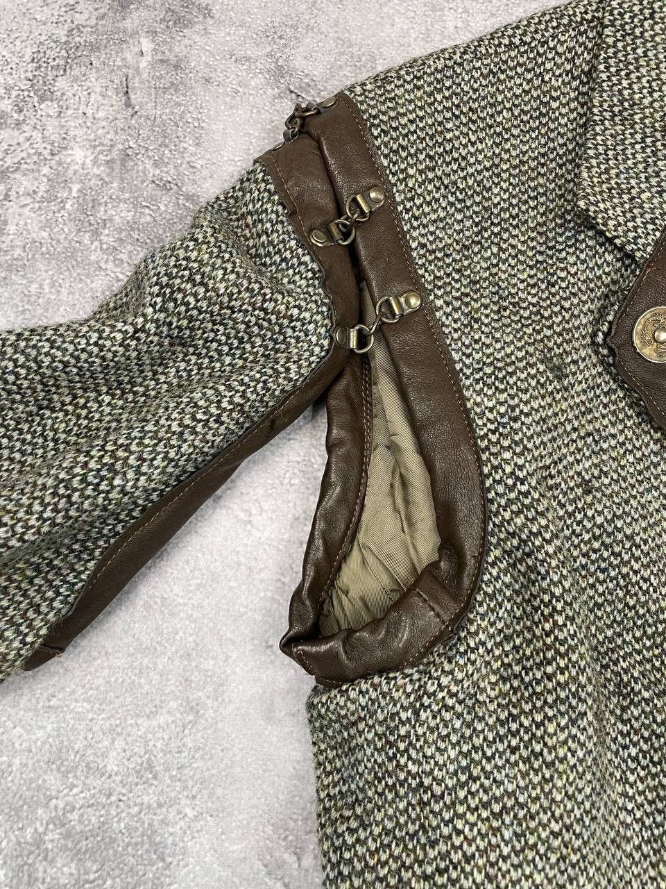 Harris Tweed Harris Tweed Men’s Vintage Jacket Wool Handwoven Brown Size 38S - 7 Thumbnail