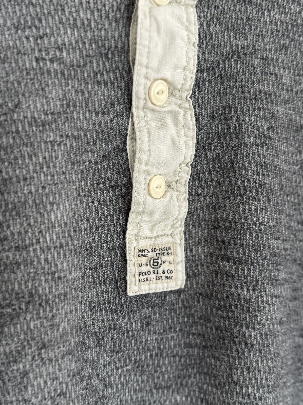 Polo Ralph Lauren Polo Ralph Lauren Long John Cotton Thermal Henley Size US M / EU 48-50 / 2 - 5 Thumbnail