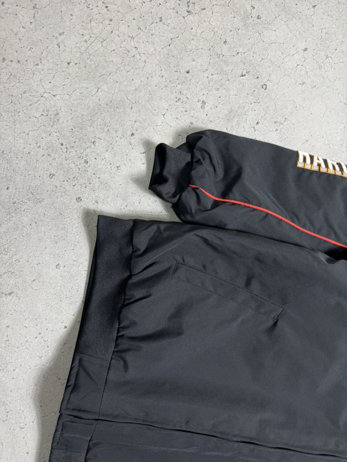 Harley Davidson Harley Davidson Black Big Logo Racing Bomber Jacket Size US XXL / EU 58 / 5 - 3 Thumbnail