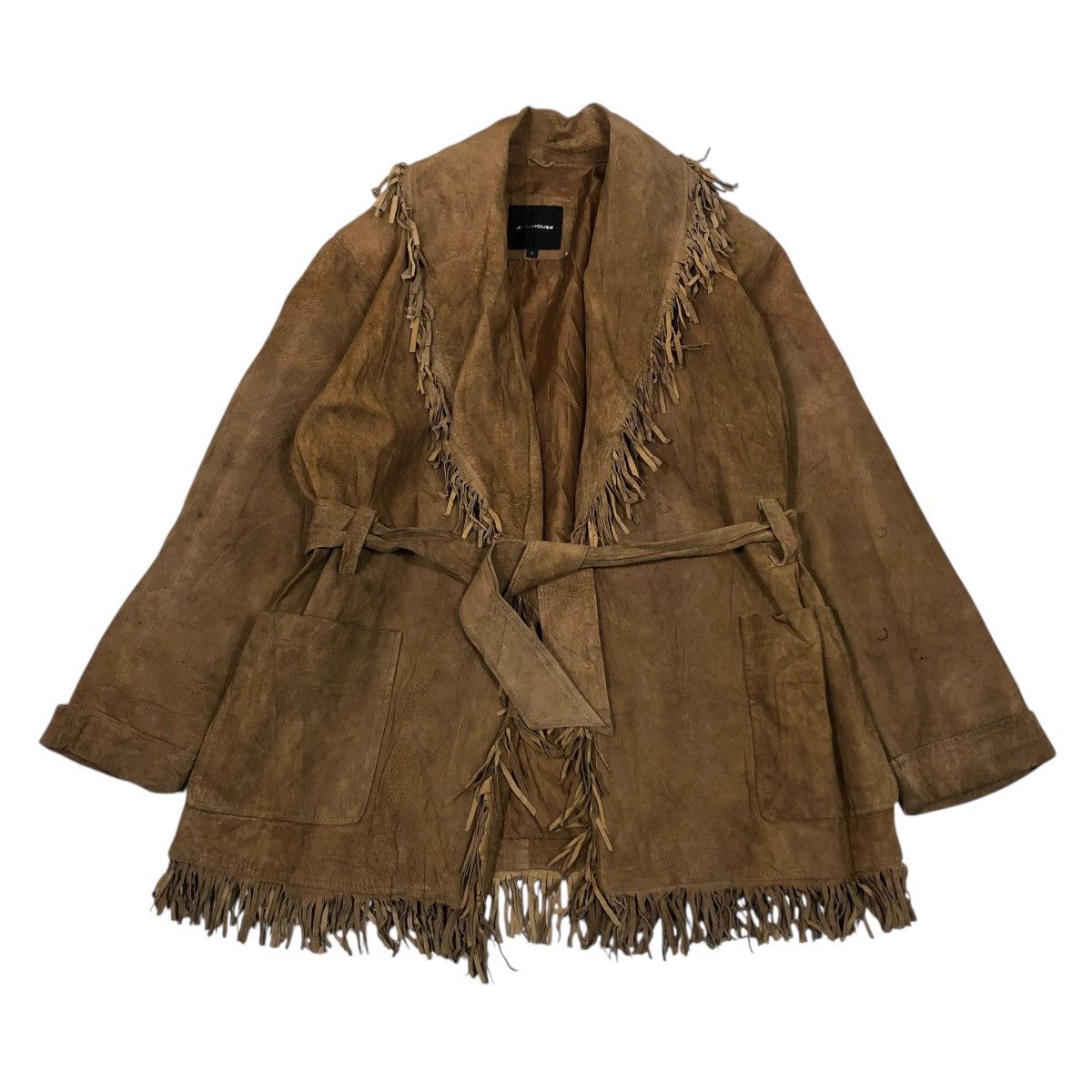Vintage 🔥VINTAGE COWBOY DESIGN LEATHER JACKET JURAHOUSE ISSEY MIYAKE Size US M / EU 48-50 / 2 - 1 Thumbnail