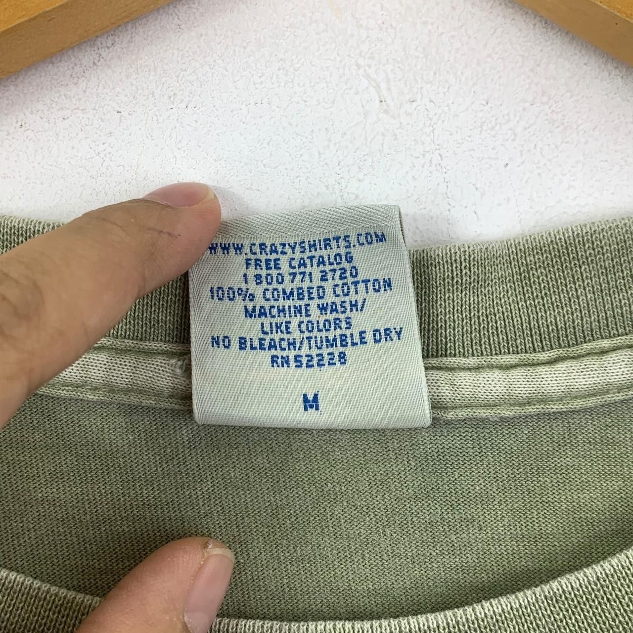 Vintage Vintage CRAZY SHIRTS HAWAII Turtle Hemp Dyed Tee Shirt Size US M / EU 48-50 / 2 - 5 Thumbnail