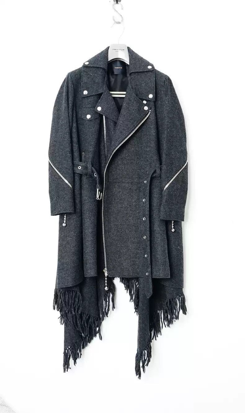 Undercover undercover Autumn/Winter Fringe Wool coat Size US S / EU 44-46 / 1 - 1 Thumbnail
