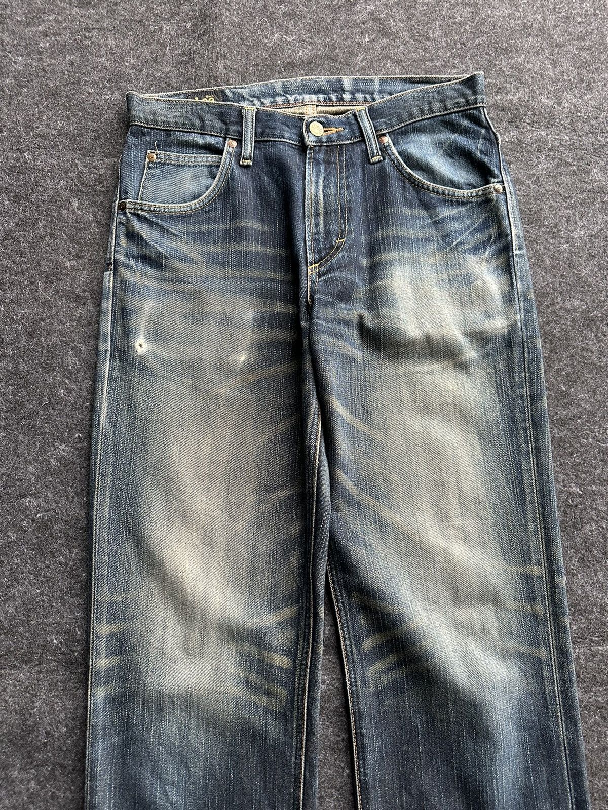 Lee Lee Riders Stone Washed Vintage Denim 29x32 D413 Size US 29 - 2 Thumbnail