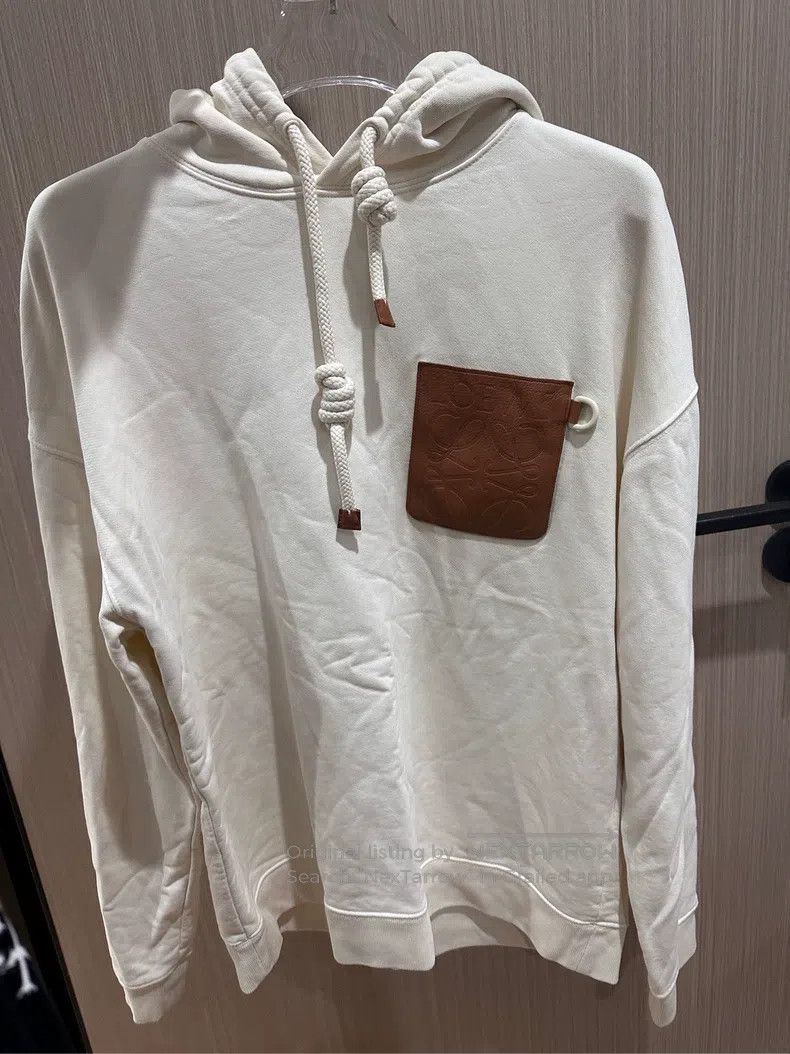 Loewe Loewe Leather Patch Logo Hoodie Size US M / EU 48-50 / 2 - 4 Thumbnail