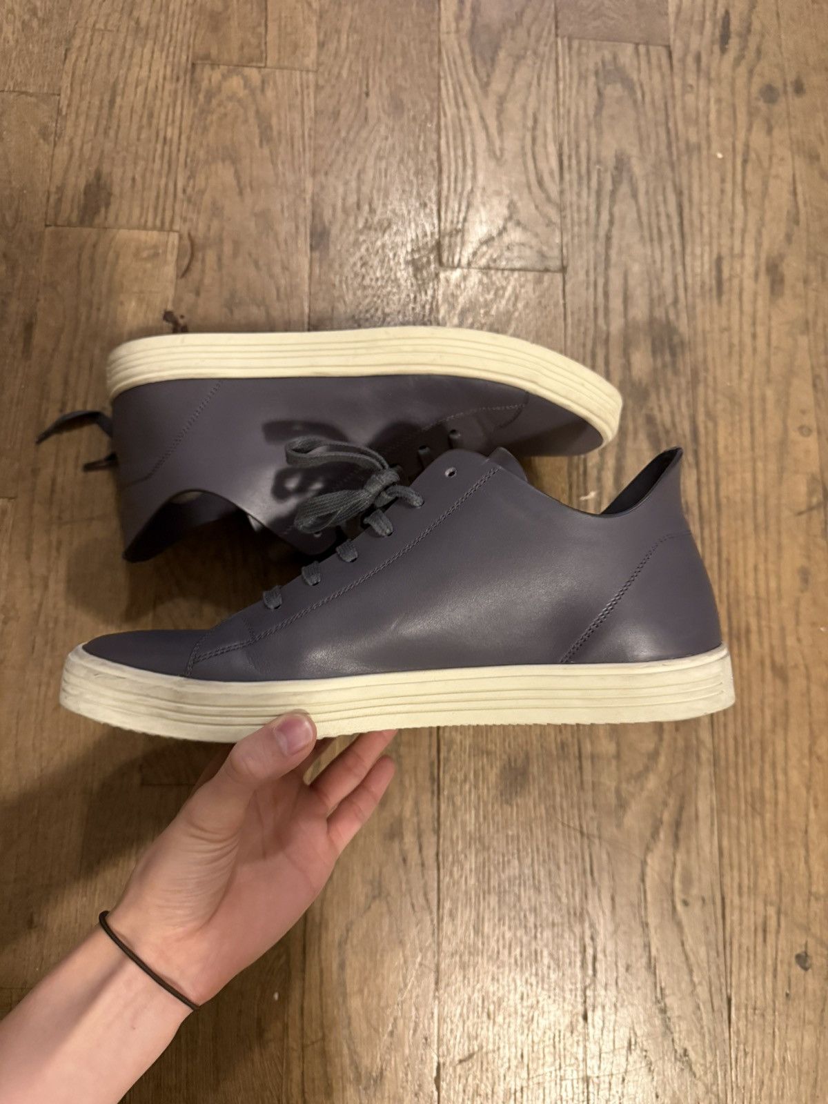 Rick Owens Rick owens AW16 iron mastodon sneakers Size US 8 / EU 41 - 1 Thumbnail