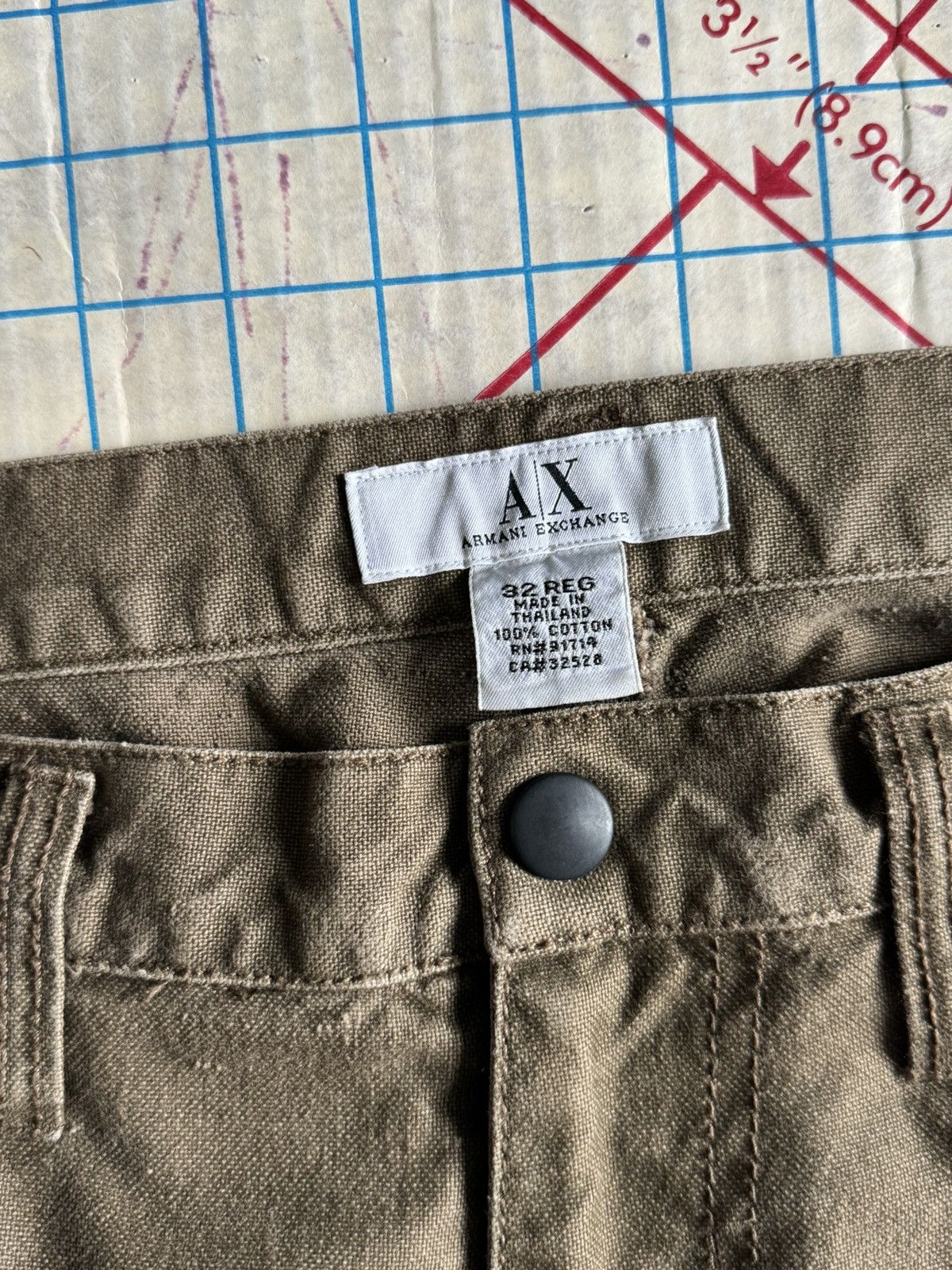 Armani Exchange Vintage Wide Leg Armani Exchange Adjustable Zipper Pants A/X Size US 32 / EU 48 - 7 Thumbnail