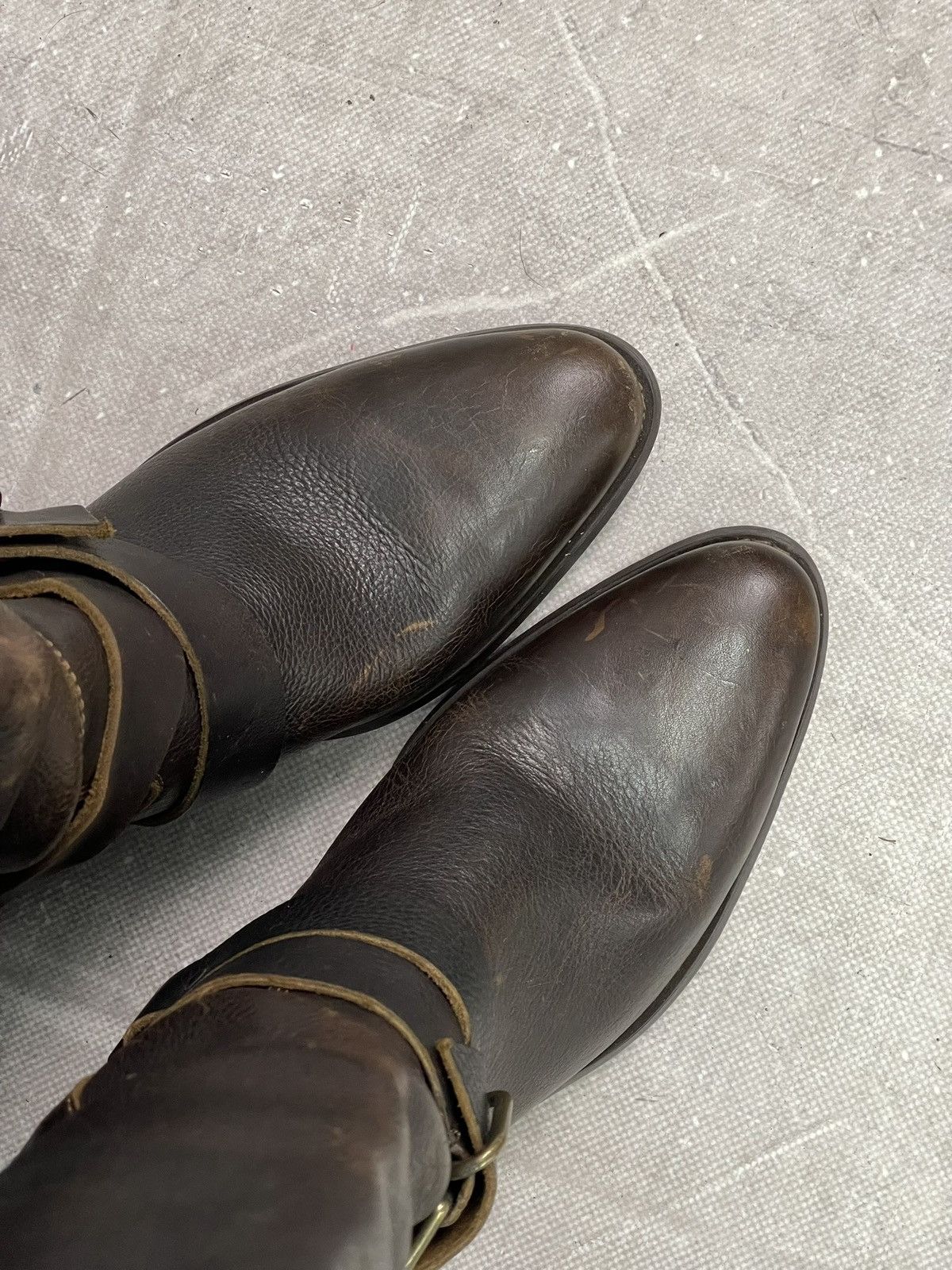 Wrangler Guidi style Tall wrangler Leather Biker Boots Western 90s Size US 7.5 / EU 40-41 - 8 Thumbnail