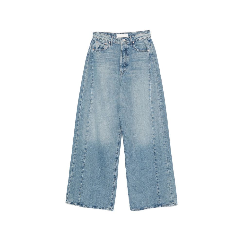 MOTHER Mother BLUE Denim - Wide-Leg Jeans Size 24" / US 00 / IT 34 - 1 Thumbnail