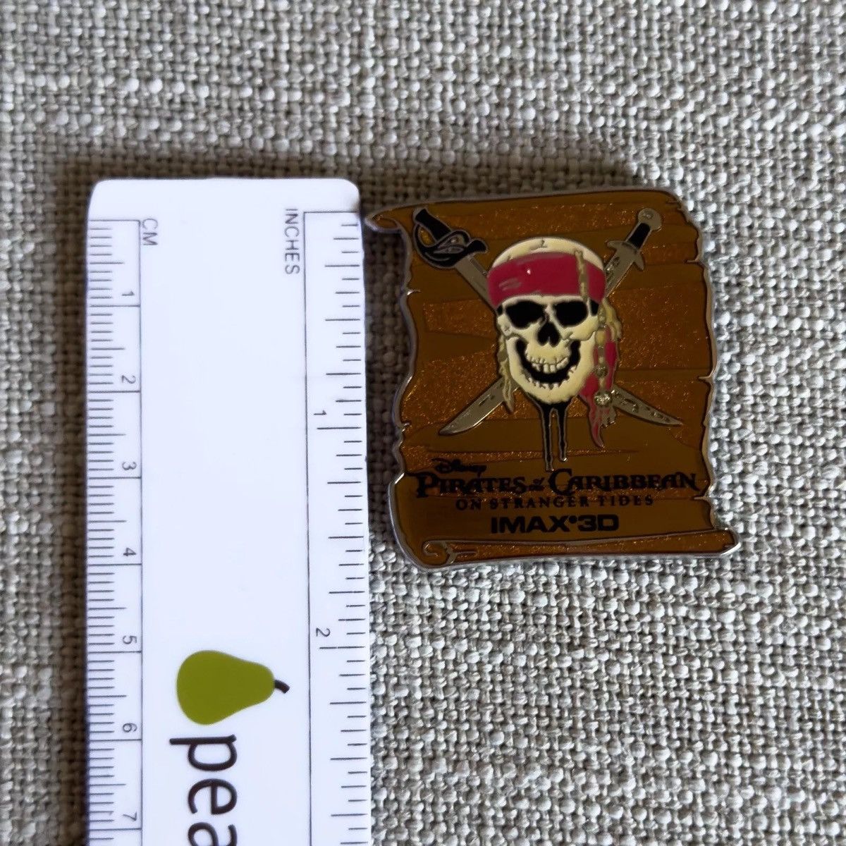 Disney 2011 Pirates of the Carribean On Stanger Tides IMAX 3D Pin Size ONE SIZE - 4 Thumbnail