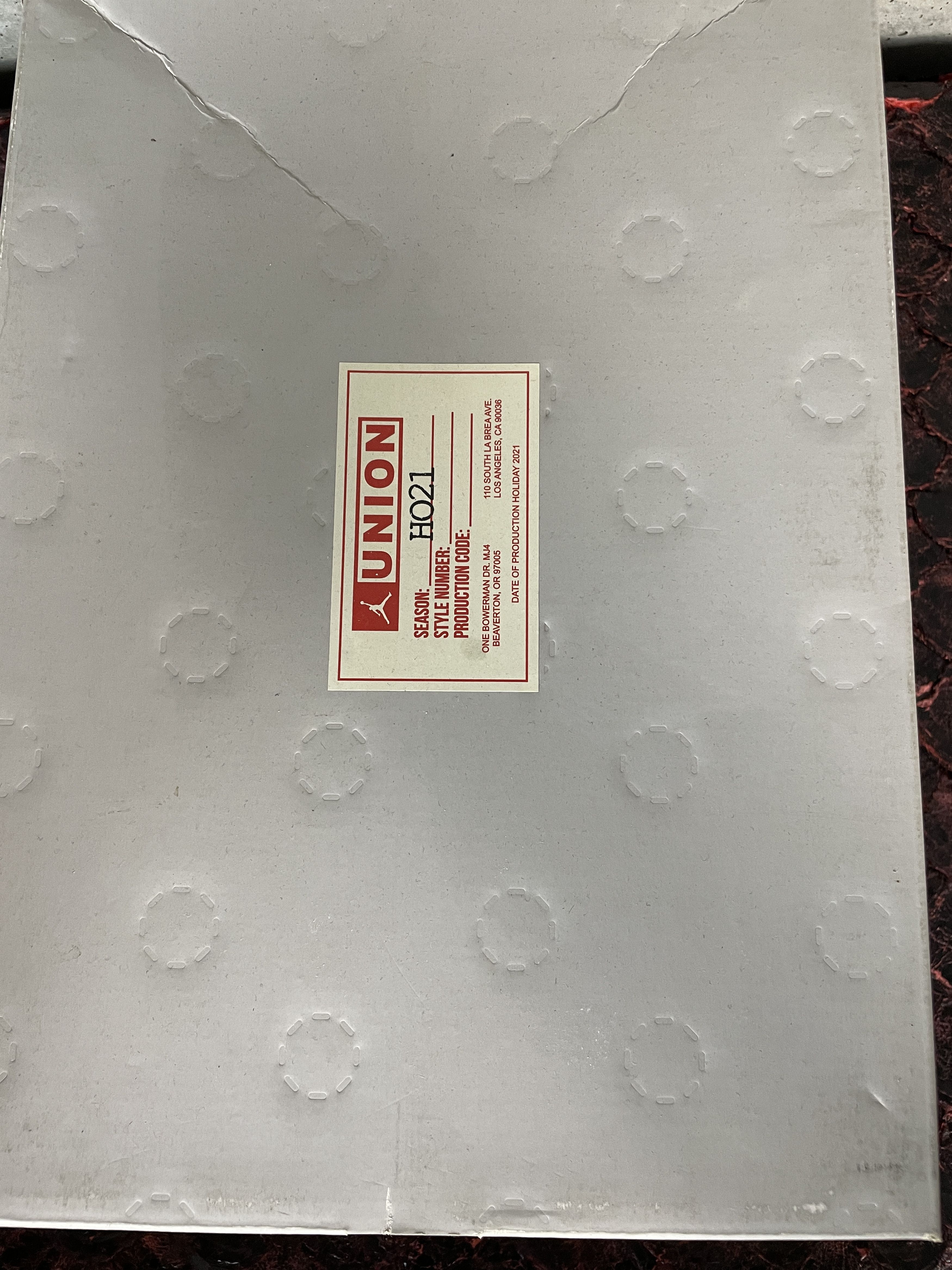 Jordan Brand × Union LA Jordan 2 Retro SP Union Grey Fog PROMO SAMPLE Size US 8 / EU 41 - 3 Thumbnail