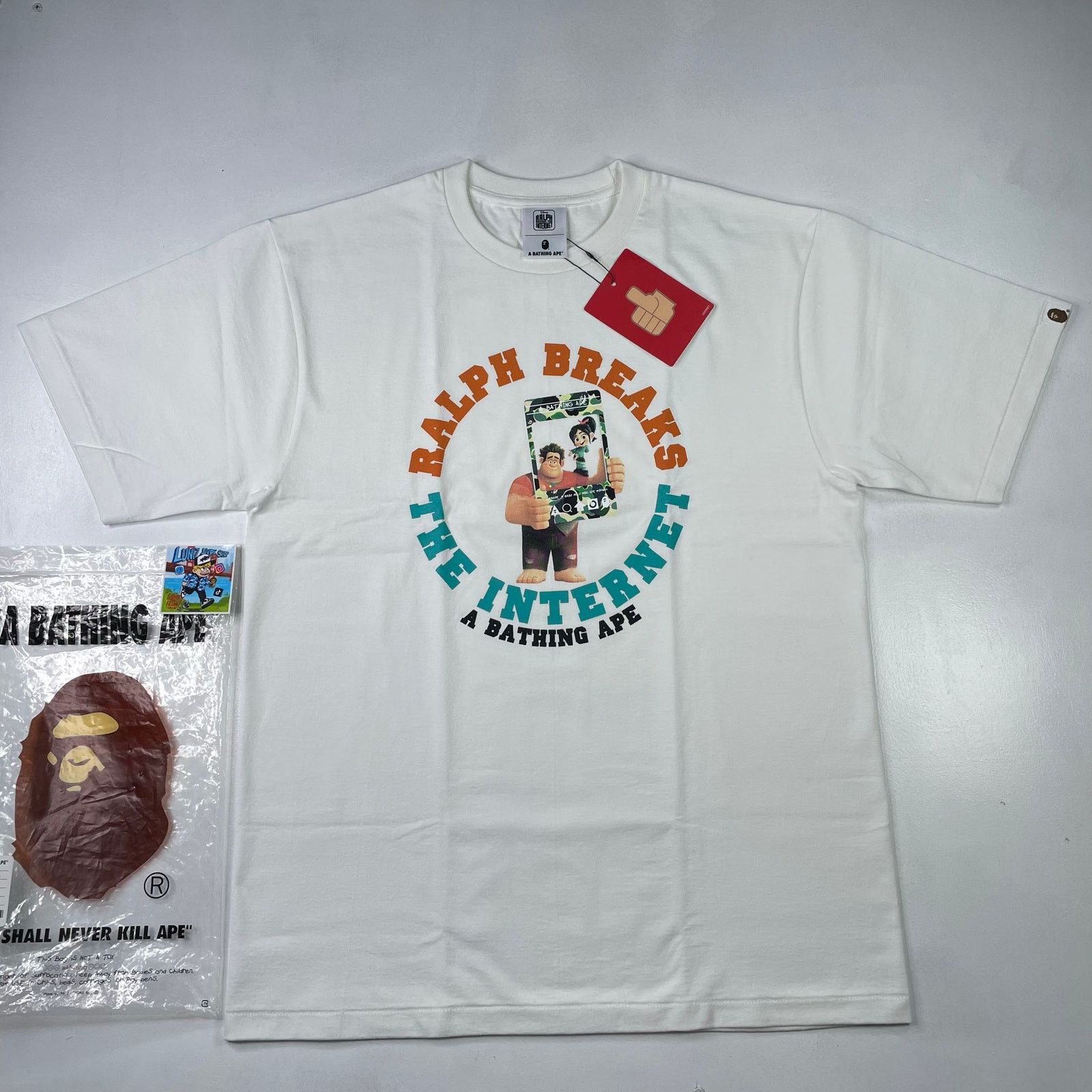 Bape × Disney BAPE x Disney Ralph Breaks The Internet Tee Size US XL / EU 56 / 4 - 1 Thumbnail